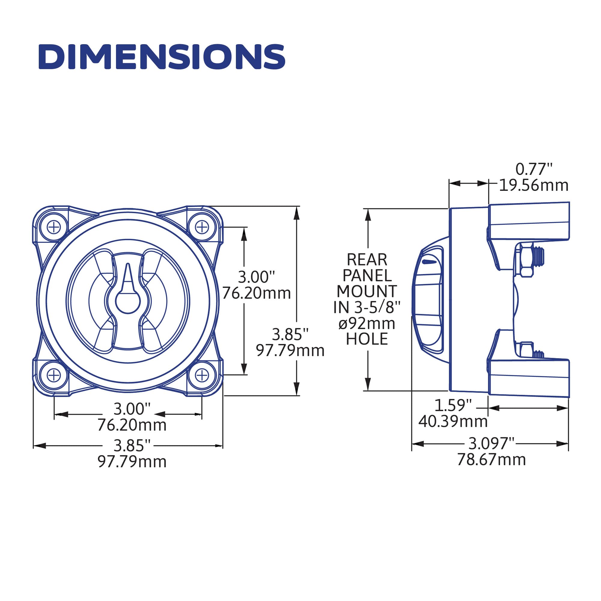 Blue Sea 5510E Battery Switch E