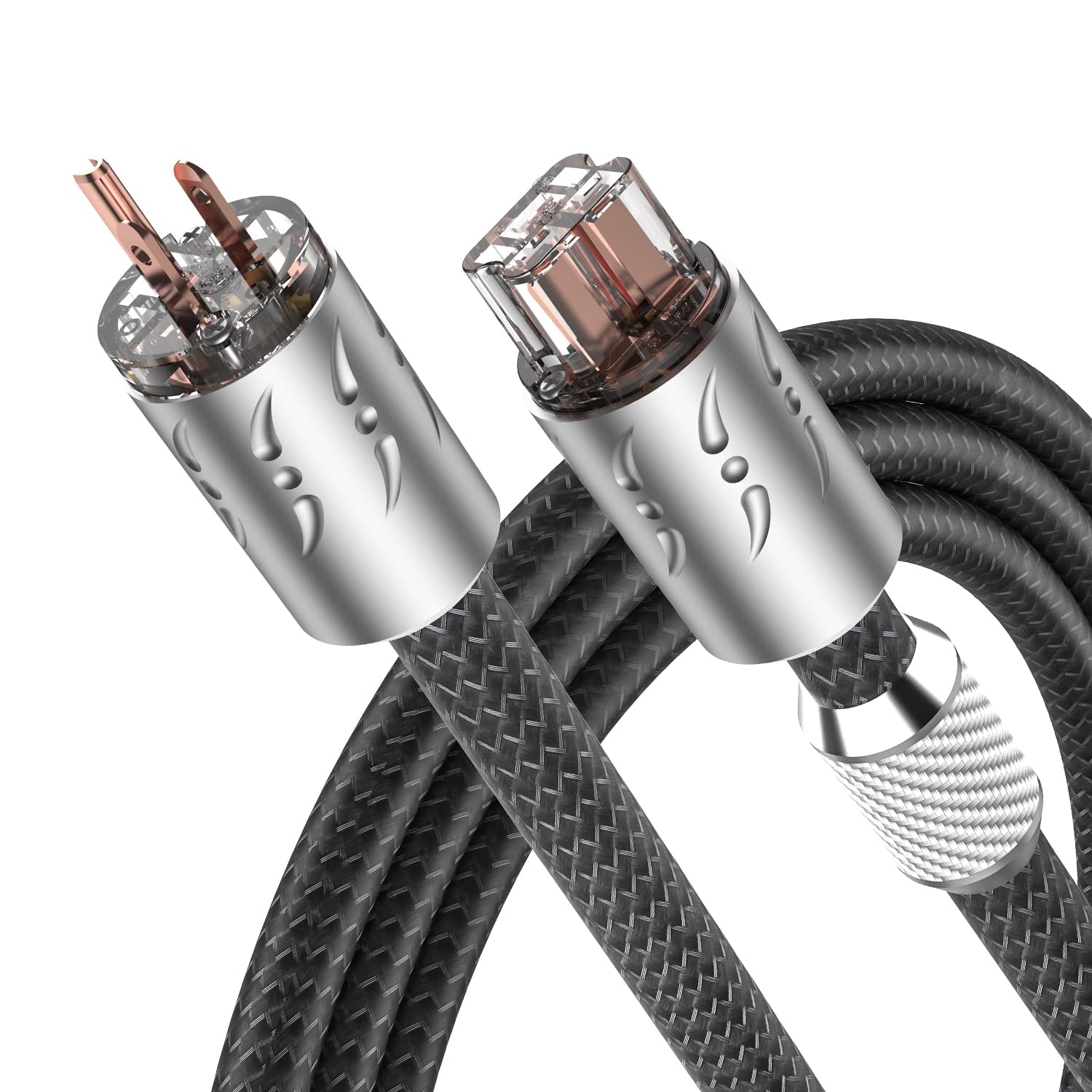 Amazon | Viborg 20A ハイエンド 電源コード 6.6フィート 9AWG 2本 