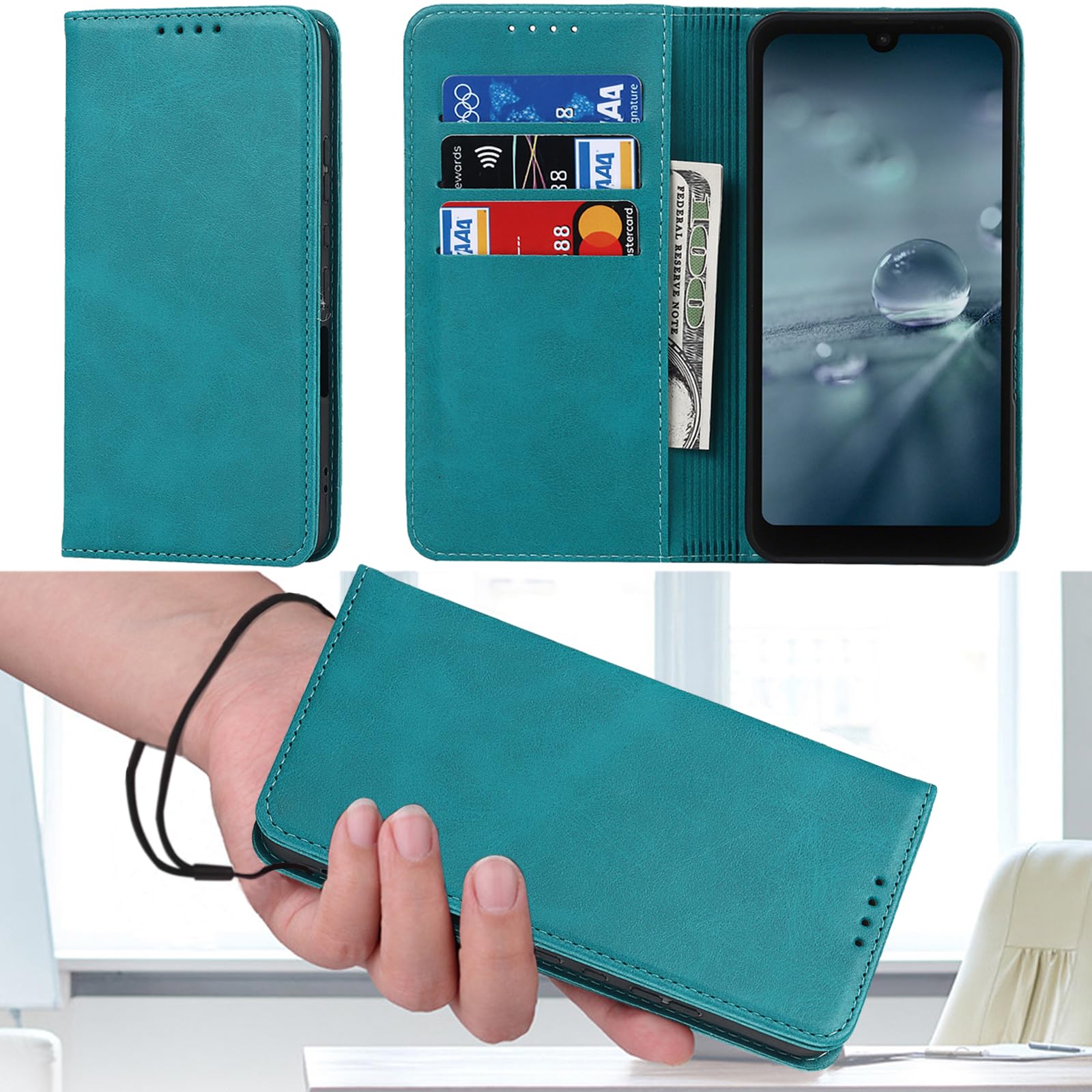 Amazon.co.jp: OPPO A3 5G ケース 手帳型 【ストラップ 一本付】 適用