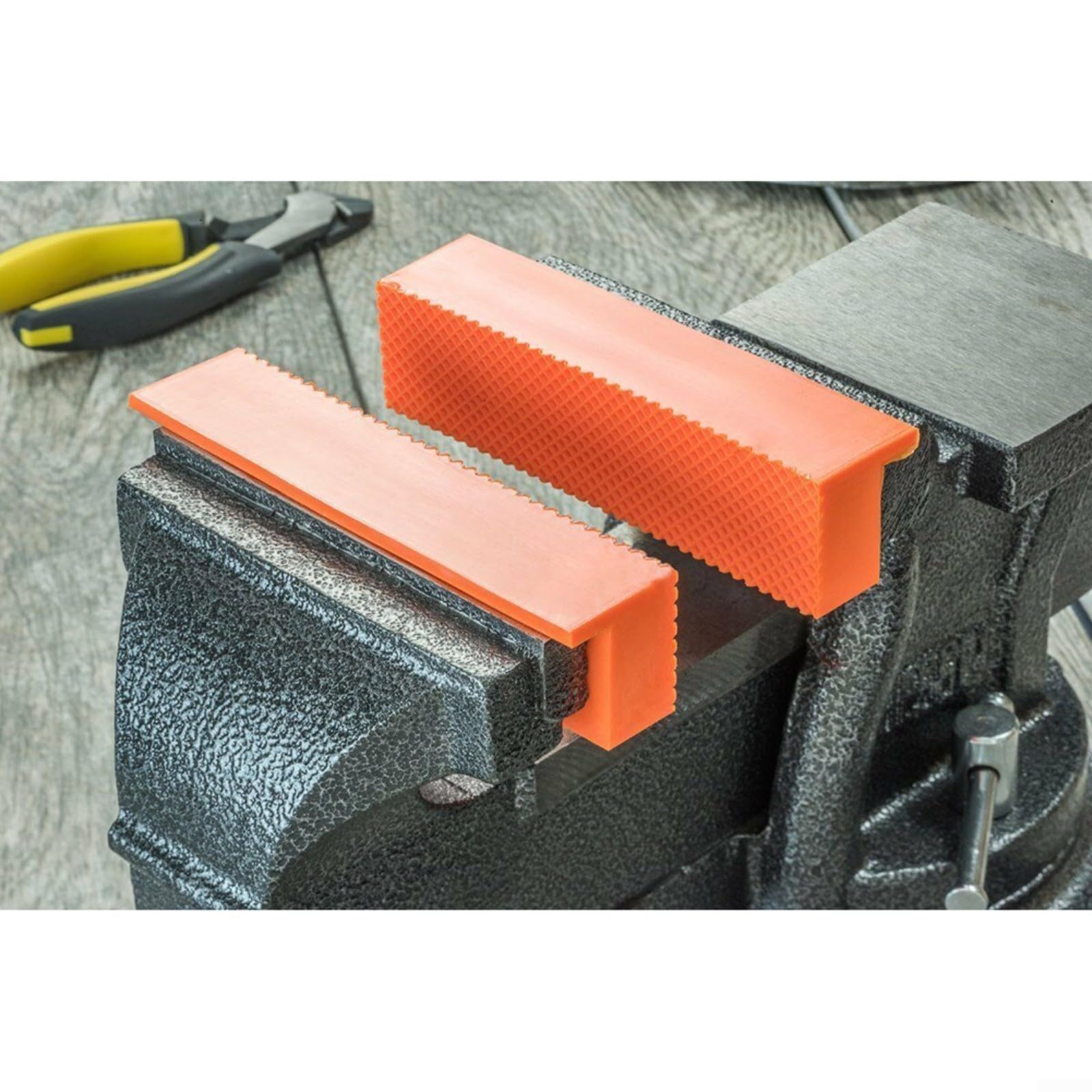 2 cuscinetti magnetici morbidi per morsa in metallo, coperture
