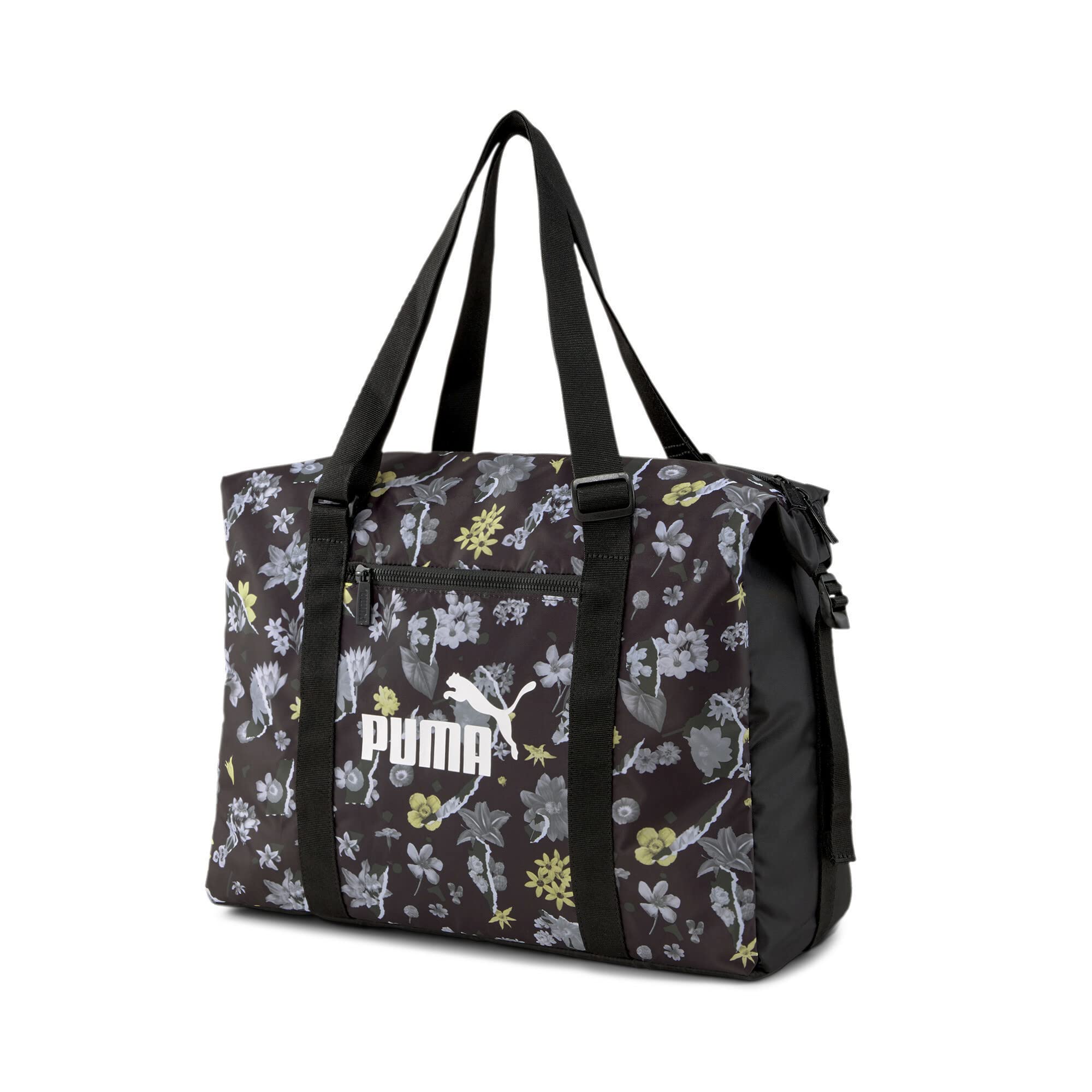 Puma Wmn Core Seasonal Duffle Bag Sports Bag - Puma Black-AOP, OSFA :  Amazon.co.uk: Fashion