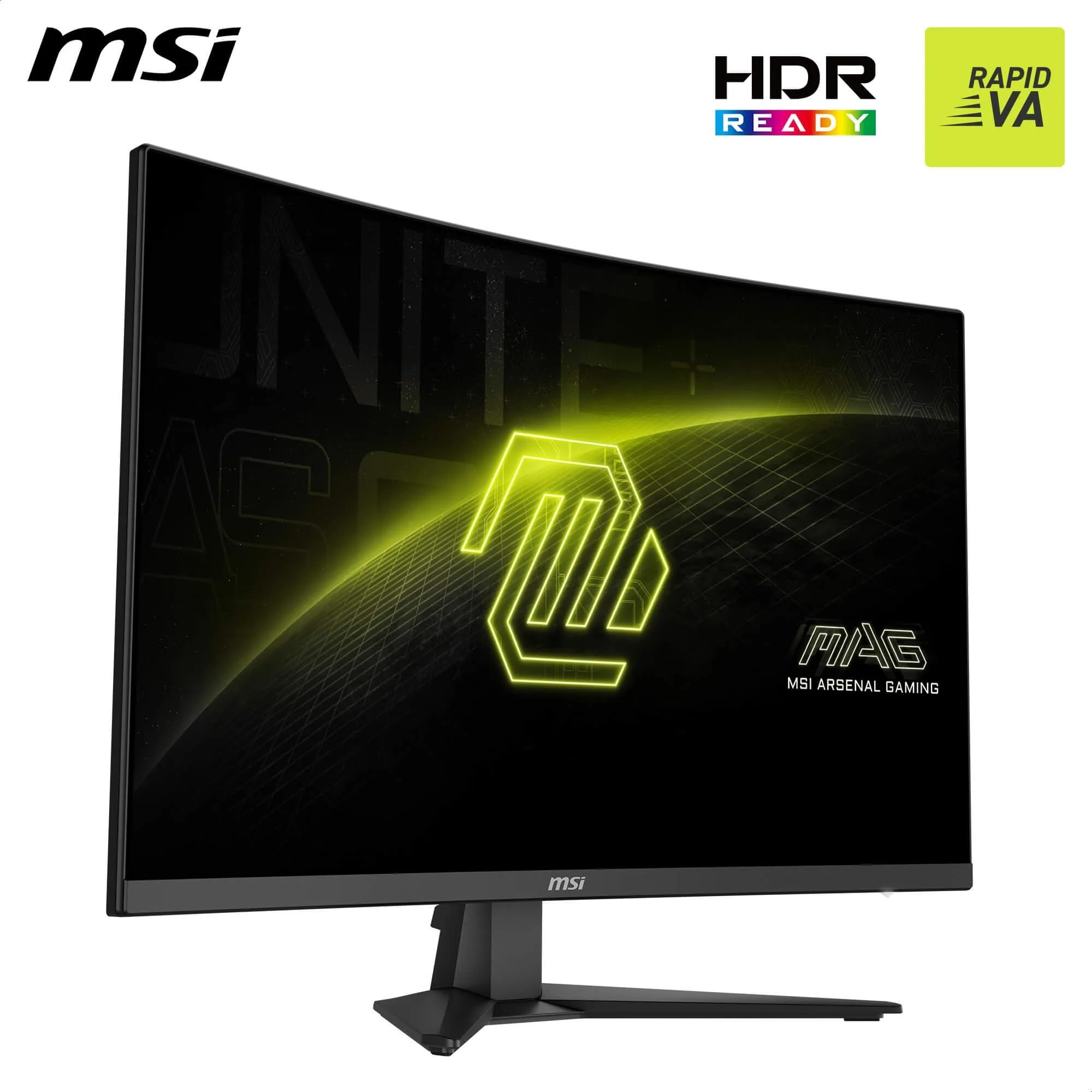 MSI MAG 321CQF E18 Écran Gaming incurvé 31.5" WQHD | Dalle Rapid VA 2560x1440, 180Hz, 0,5ms, courbure 1500R, compatible VESA, HDMI, DisplayPort, AMD FreeSync™