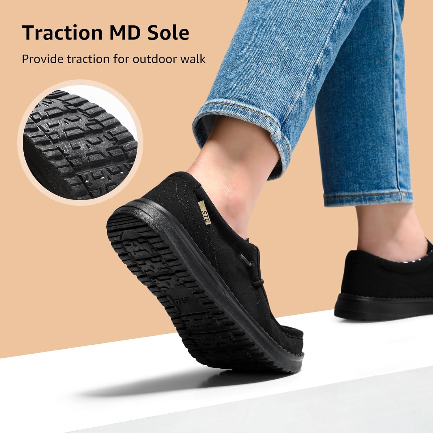 STQ Women's Orthopedic Loafers丨Lightweight Casual Boat Shoes for Plantar Fasciitis - Image 8