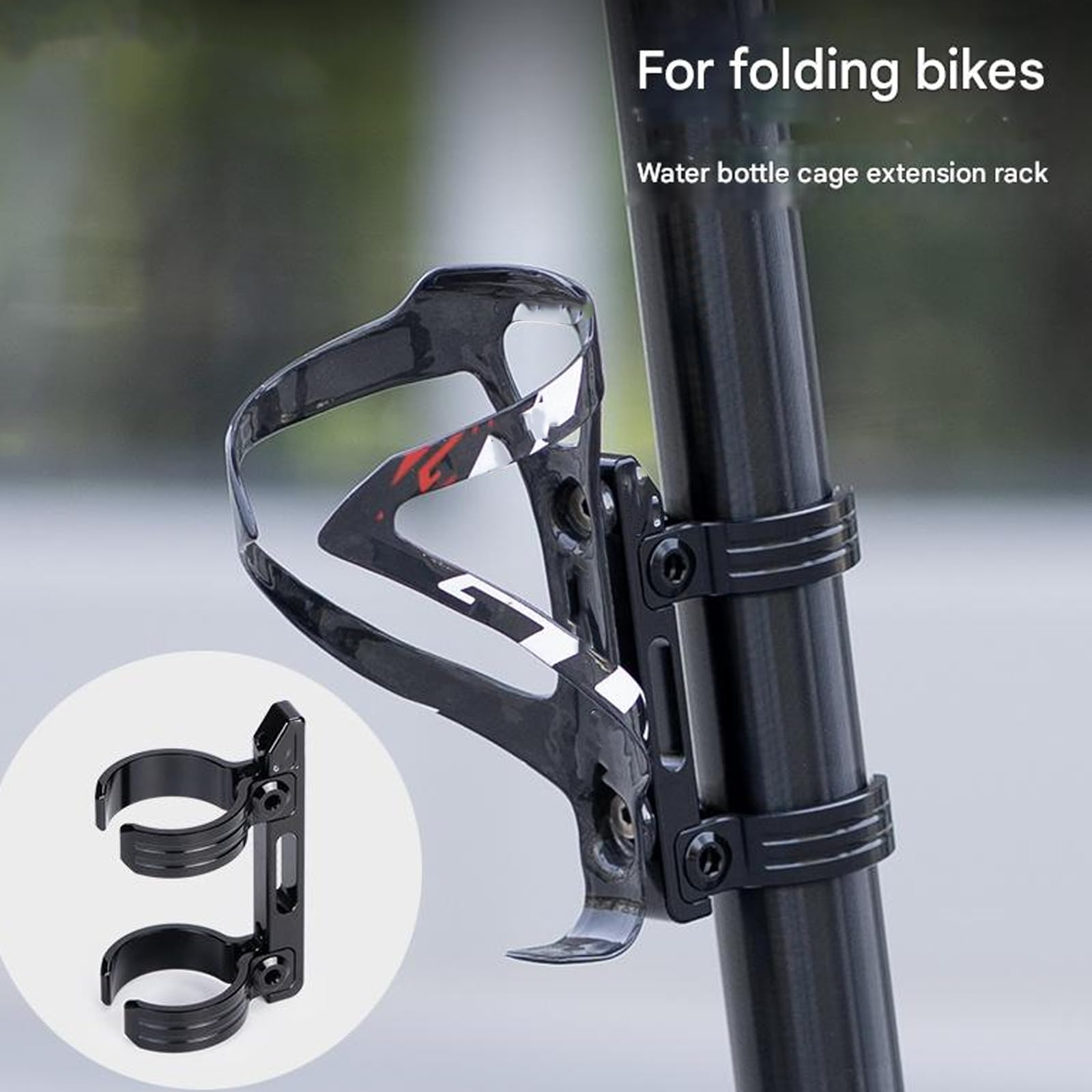 Adaptador de soporte para botellas de agua, soporte de conversión para botellas de agua, soporte para botellas de agua, adaptador de estante de aluminio
