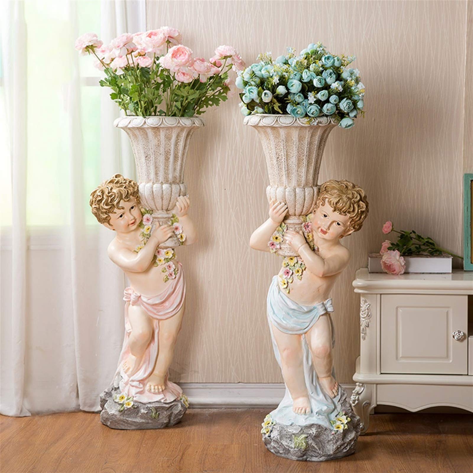 美しい花瓶 木製箱付き ピンクの花柄 11_000000001420.jpg?1737100902