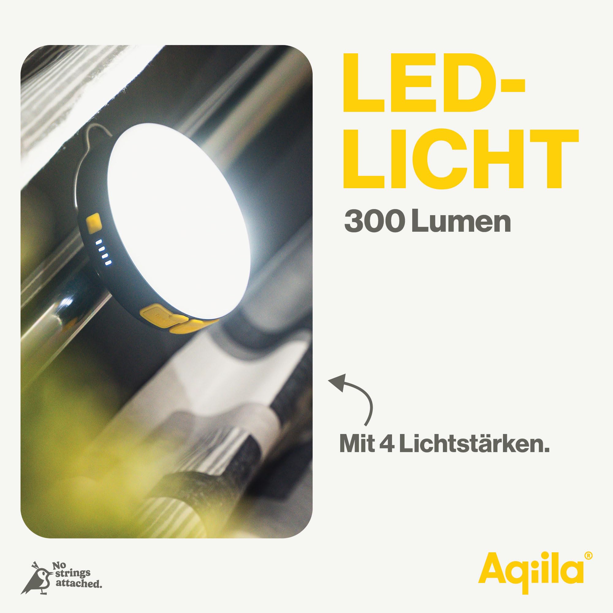 LED-Strahler mit Powerbank 300 Lumen, 10000mAh Powerbank mit 20W, 1x USB-C, 1x USB-A, Campinglampe, Werkstattlampe, IP67 wasserdicht, magnetische Rückseite, Stativ-Anschluss, integr. Ständer