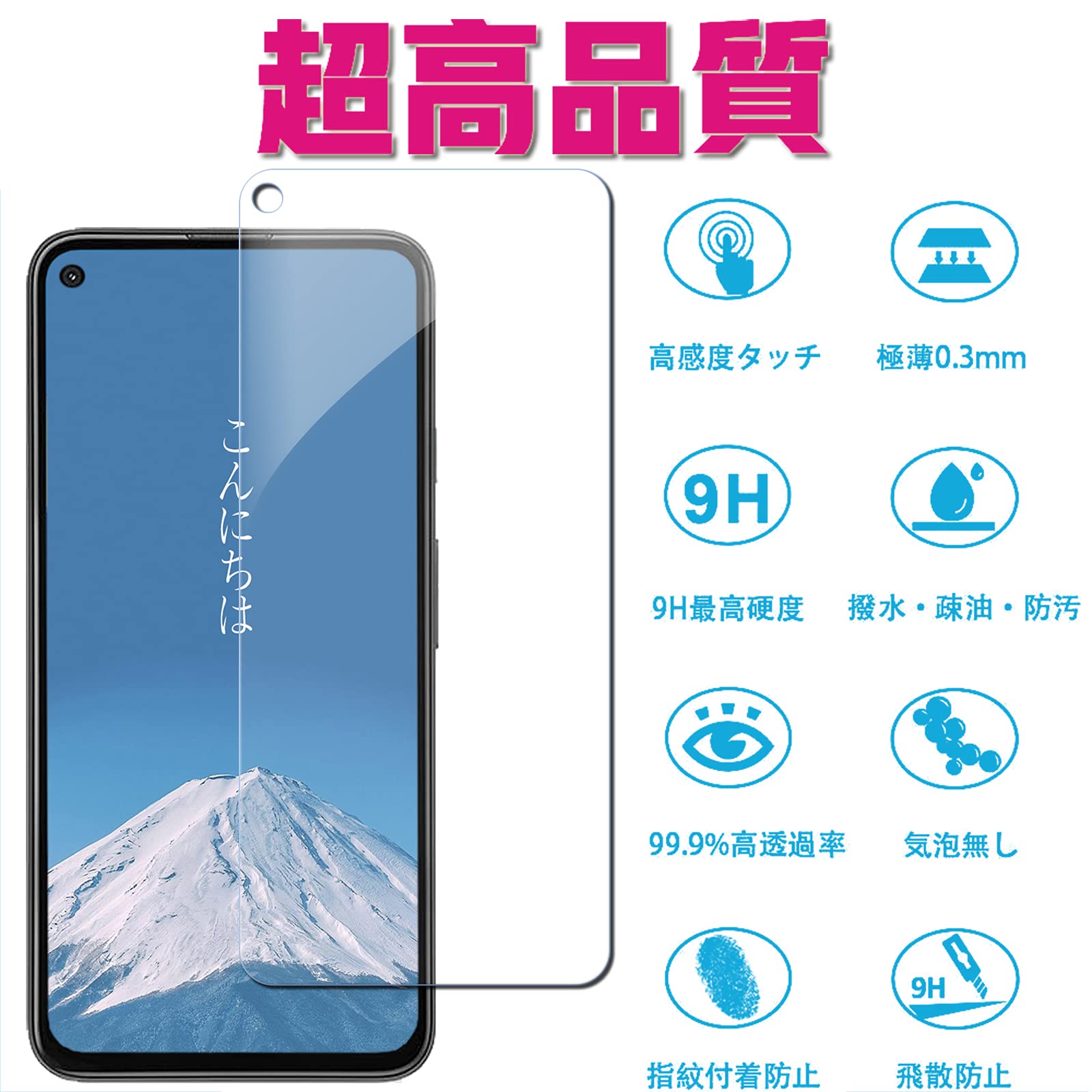 Amazon.co.jp: 【2+2枚セッ】Huy Google Pixel 4a 5G 用のガラス