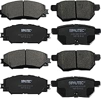 Vista 73 de Juego de pastillas de freno delanteras y traseras de 4 ruedas de repuesto de pastillas de freno de disco de cerámica para Nissan Pathfinder