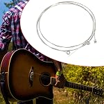 SG Store 10pcs B-2nd Chaînes de guitare Chaîne de guitare B 86cm Chaîne de guitare acoustique Folk Guitar String Résistant Rust String Acier inoxydable