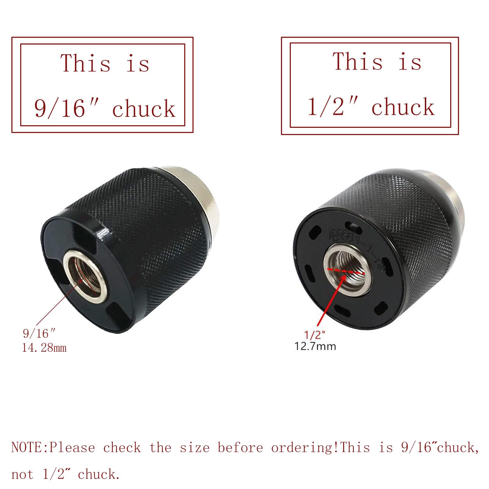42-66-1006 42-66-2706 Replacement Chuck for Milwaukee 42-66-2707