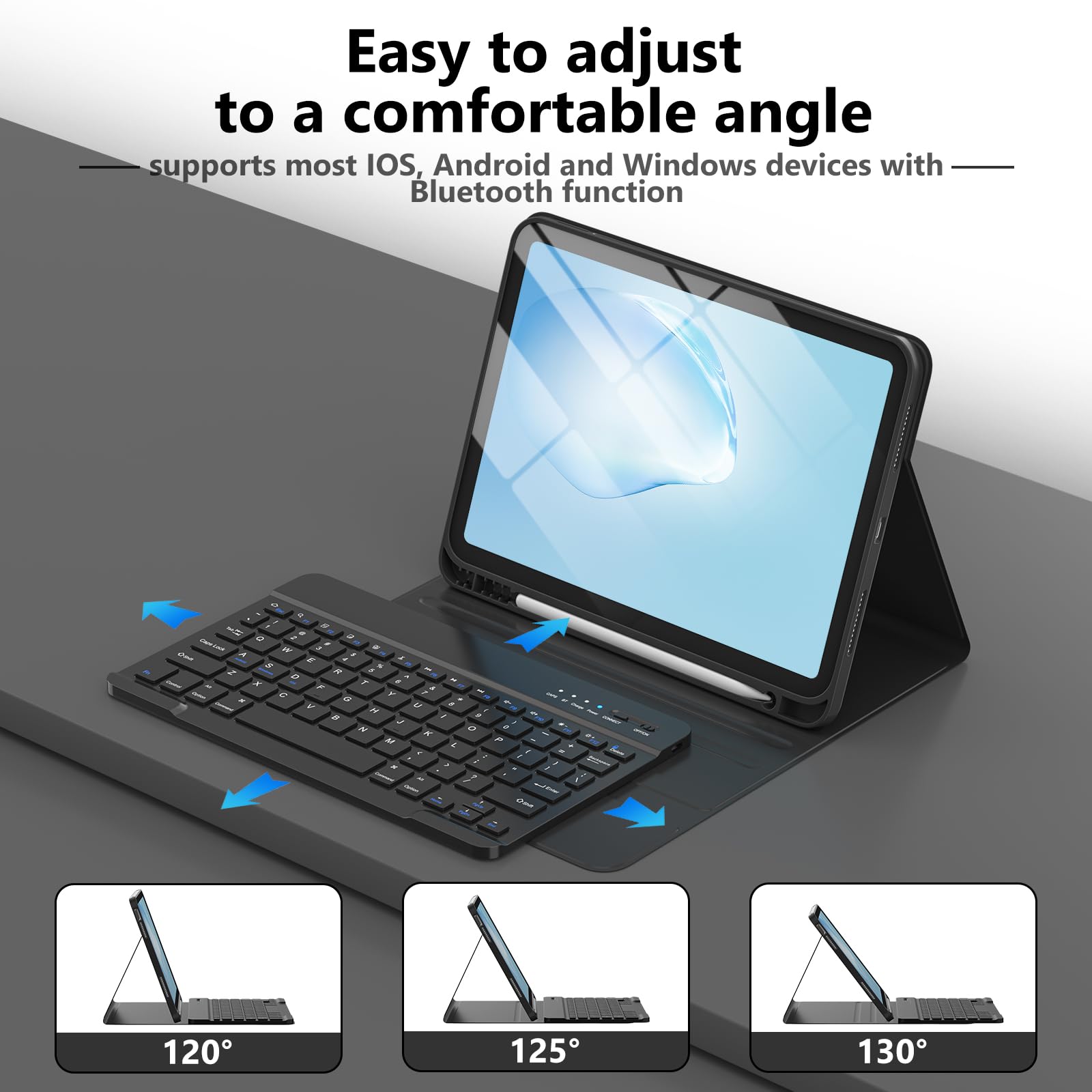 Amazon.co.jp: BQSS iPad Air 11インチ用 ケース キーボード付き M4/M3