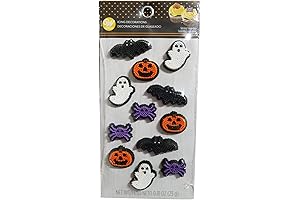 Wilton Halloween Icing Sugar Decorations, Perfect for Enhancing Edible Treat Presentations