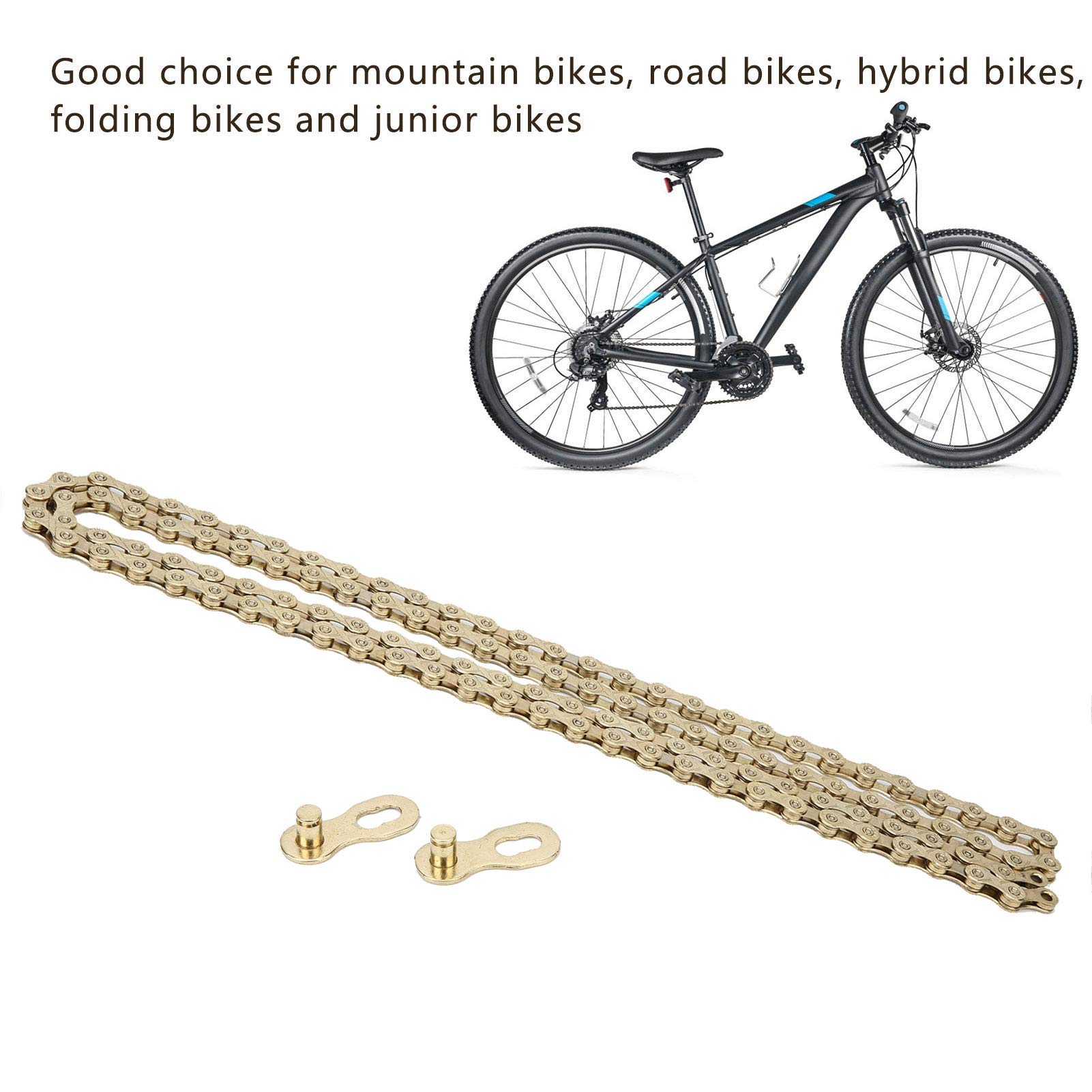 11-Speed Carbon Steel Bike Chain For Mountain And Road Bikes - Shifting