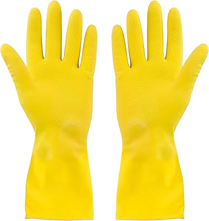 latex dishwashing gloves