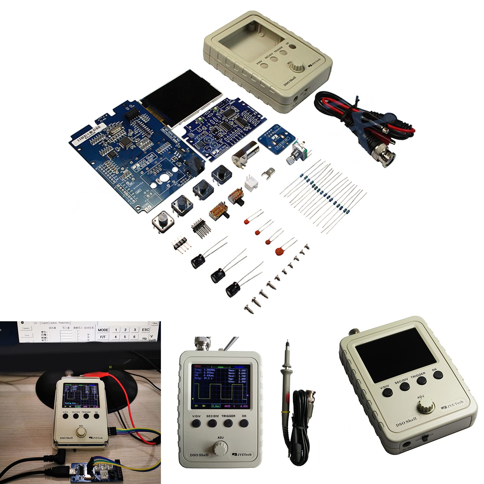 NGCG Upgraded Digital Oscilloscope Kits DSO150 Digital Oscilloscope Kits Oscilloscope Kits