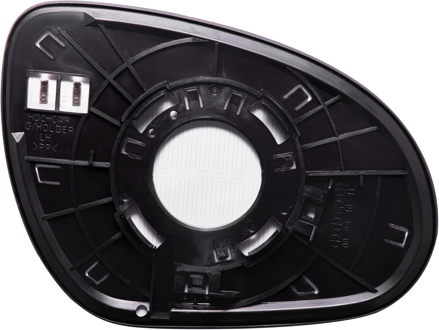 EAP Driver Side Mirror Glass Compatible With Hyundai Elantra Touring 2009-2012, Heated, 876112L311
