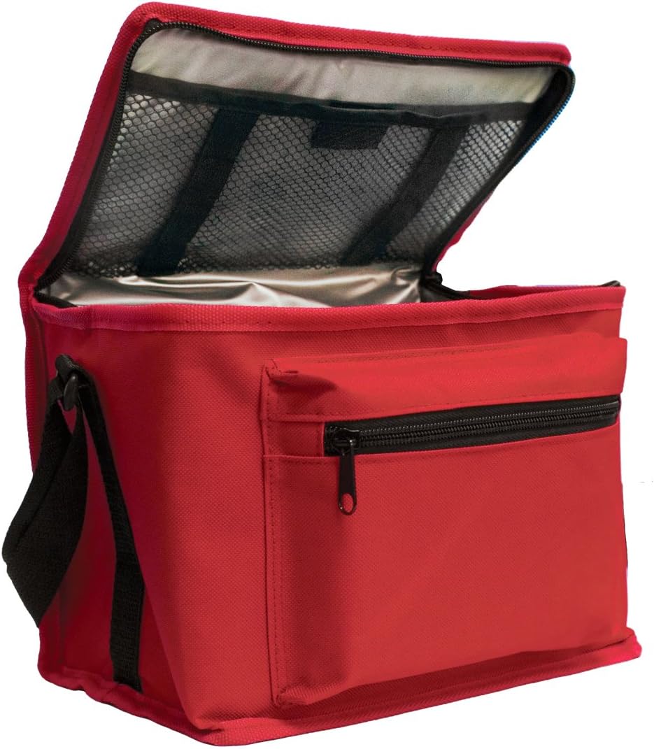 Hopkins Medical Products Inspection Transport Bag: Insulated Biohazard Cooler for Medical Professionals and Laboratory Professionals, 9" x 5.5" x 7"