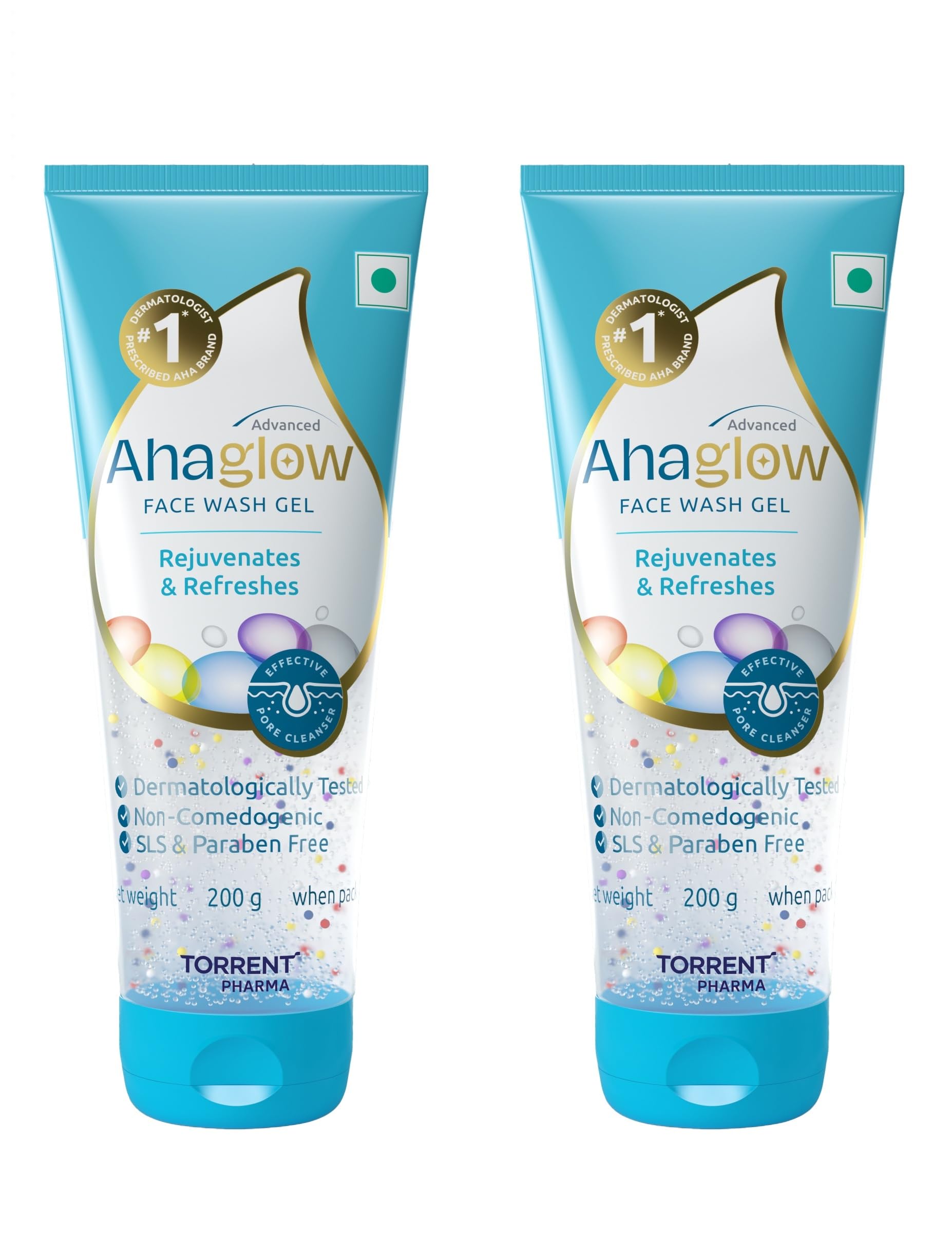 AHAGLOW FACE WASH 200GM PACK OF 2