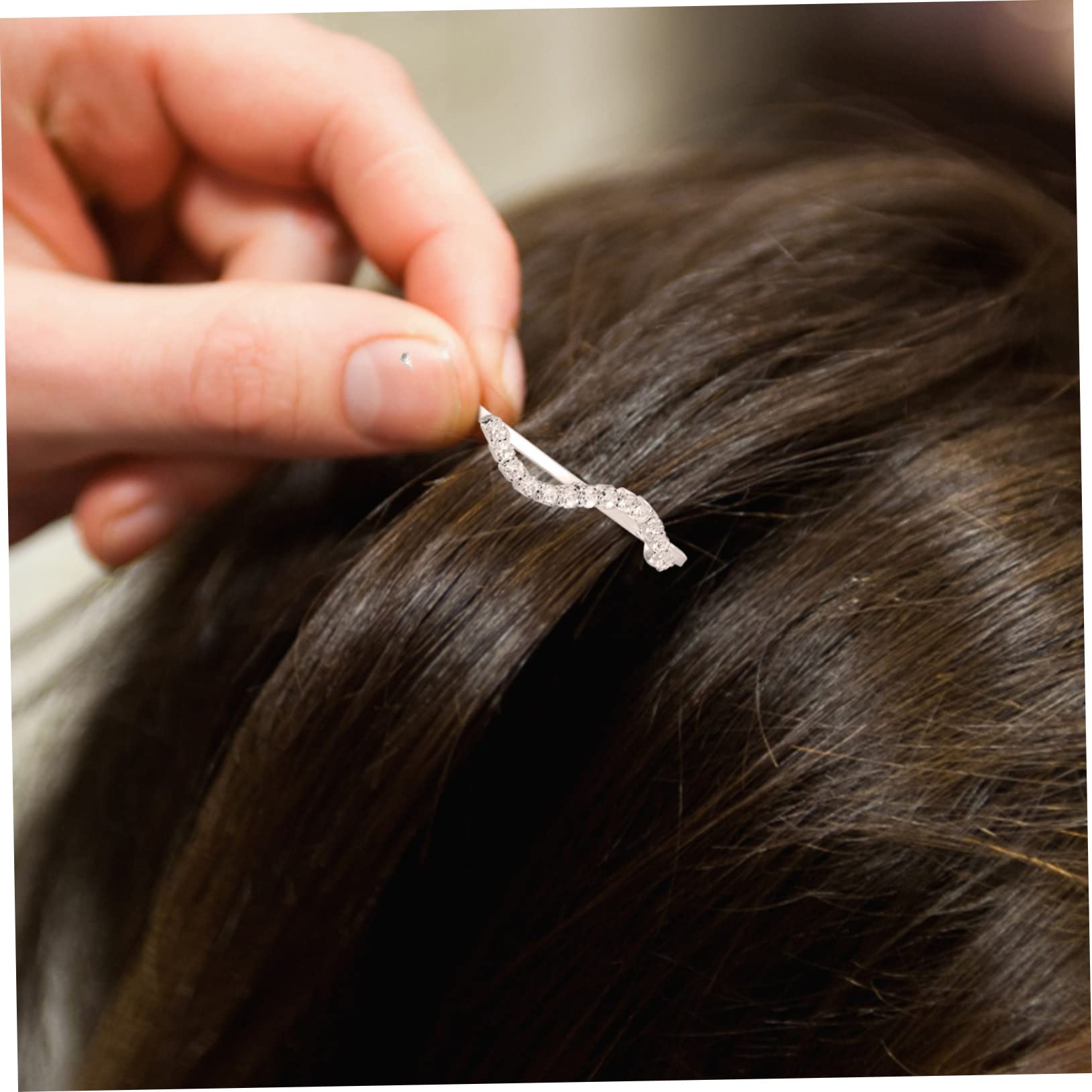FOMIYES 60stücke Haarklammern Mit Strasssteinen Elegante Haarspangen Für Damen Und Mädchen Für Dickes Haar Glitzernde Haarnadeln Für Besondere Anlässe Und Alltagslooks