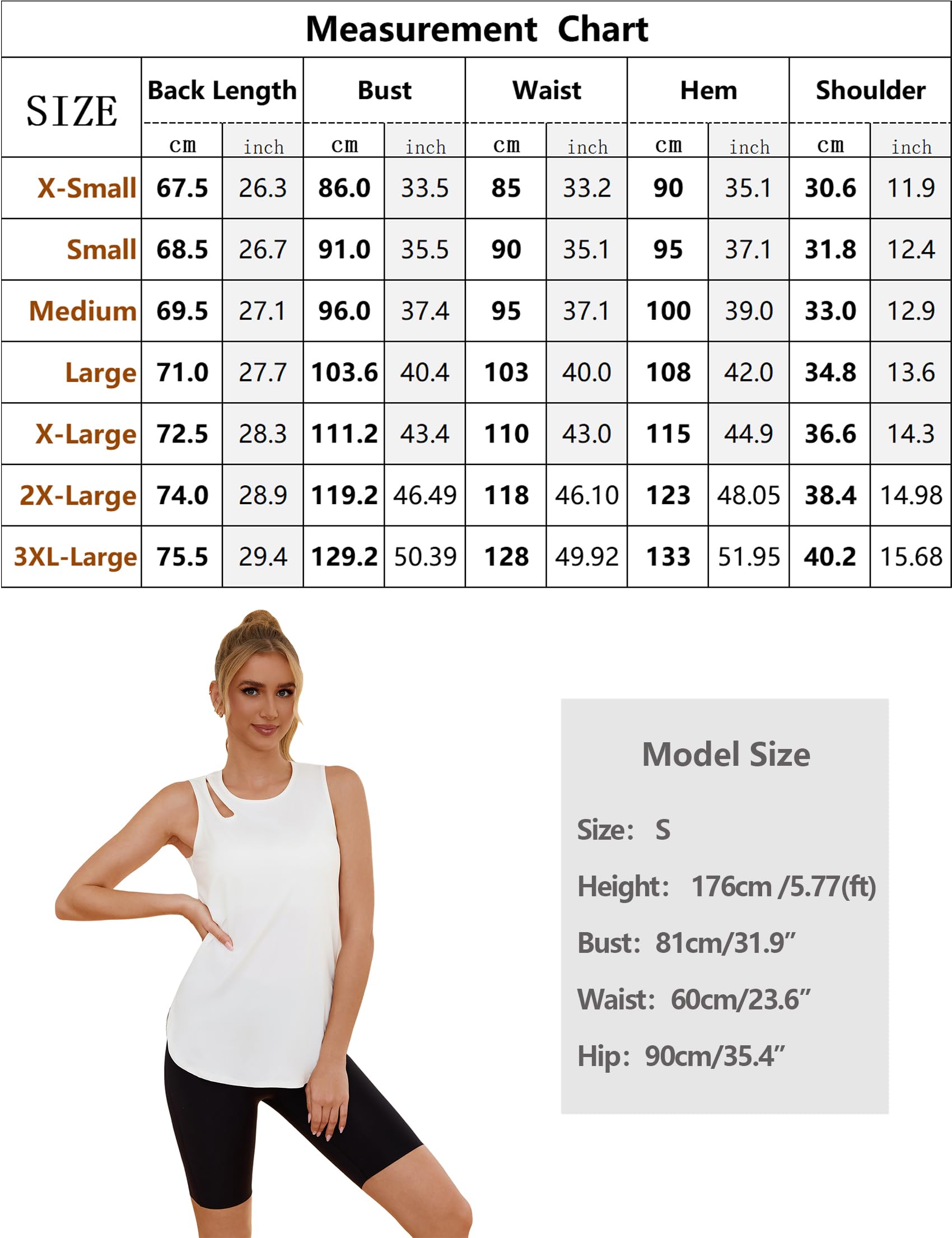 Gyabnw Camiseta Tirantes Mujer Deportiva Cuello Redondo Camiseta sin Mangas Ligero y Transpirable Tops Casuales para Todos los Días Ideal para Ejercicio