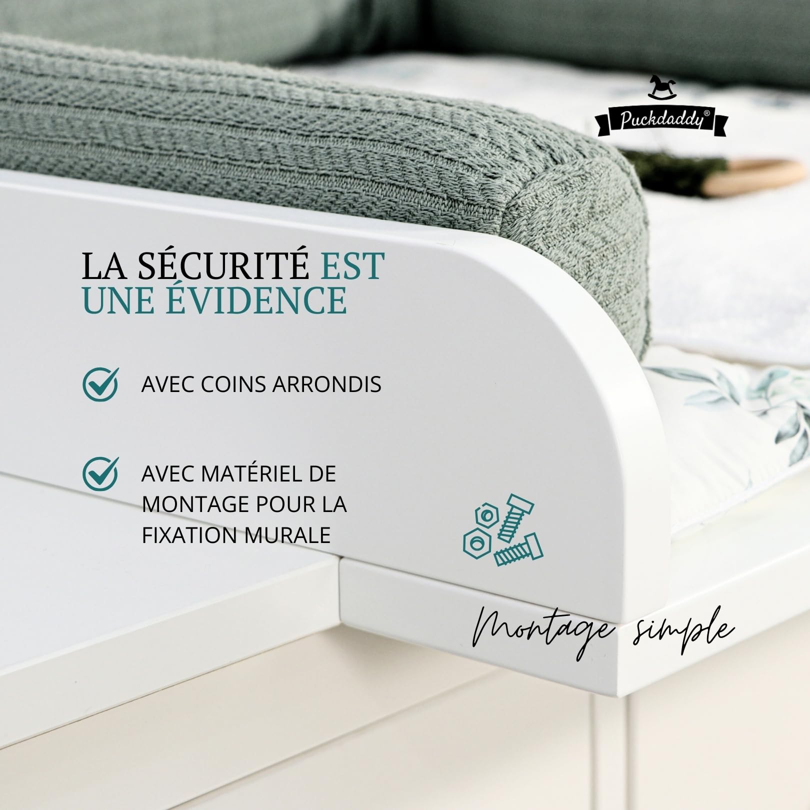 Puckdaddy Knut Changing Top Unit 90x75,5x10cm White For The IKEA Koppang - View #9