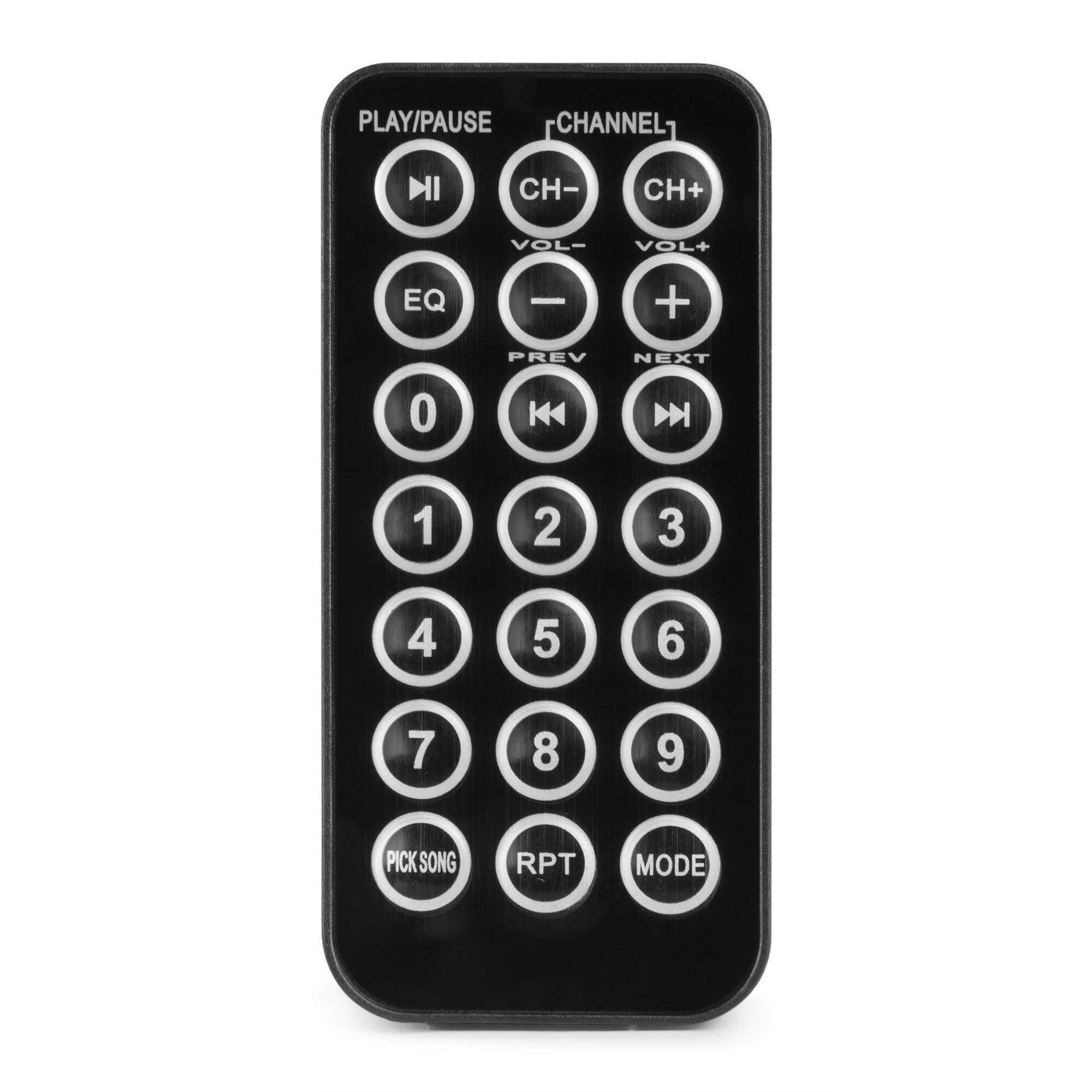 Power Dynamics PPA502 Amplificateur 2 Zones Bluetooth 100V 50W Lecteur MP3 USB Télécommande Entrée Ligne Prise 6,3mm