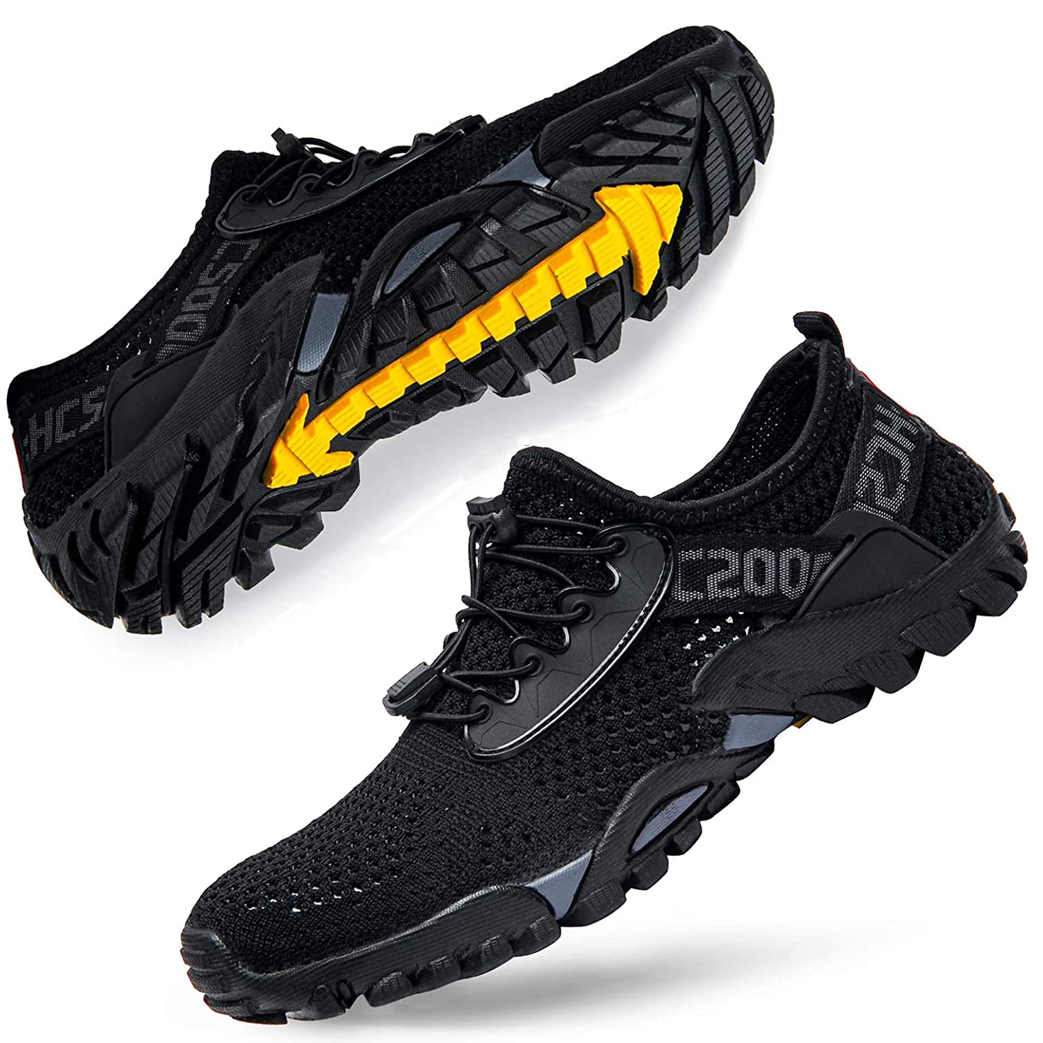 DimaiGlobal Zapatillas de Trekking para Hombres Verano Sandalias Deportivas Pescador Playa Zapatos Casuales Transpirable Zapatilla de Senderismo