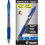 PILOT G2 Premium Gel Pens, Fine Point 0.7mm, Blue Ink, 12-Pack – view 1
