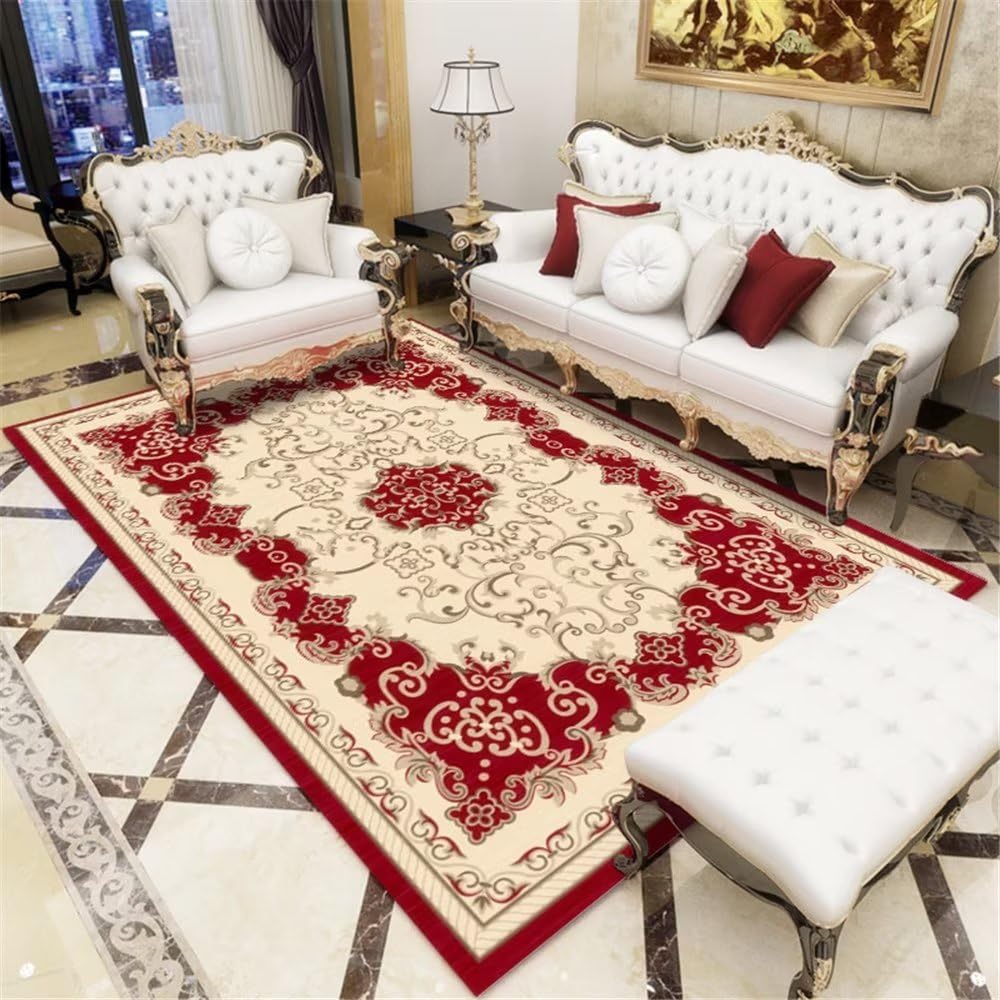 Tapis antidérapant salon gris 160x200 cm lavable et ultra doux pour la sécurité de la maison