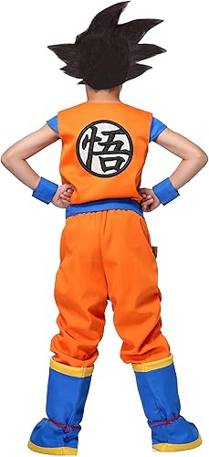 Miniatura 5 de Disfraz de Dragon Ball Z Goku para niños, disfraz de anime de Goku de Halloween, traje de Dragon Ball Z