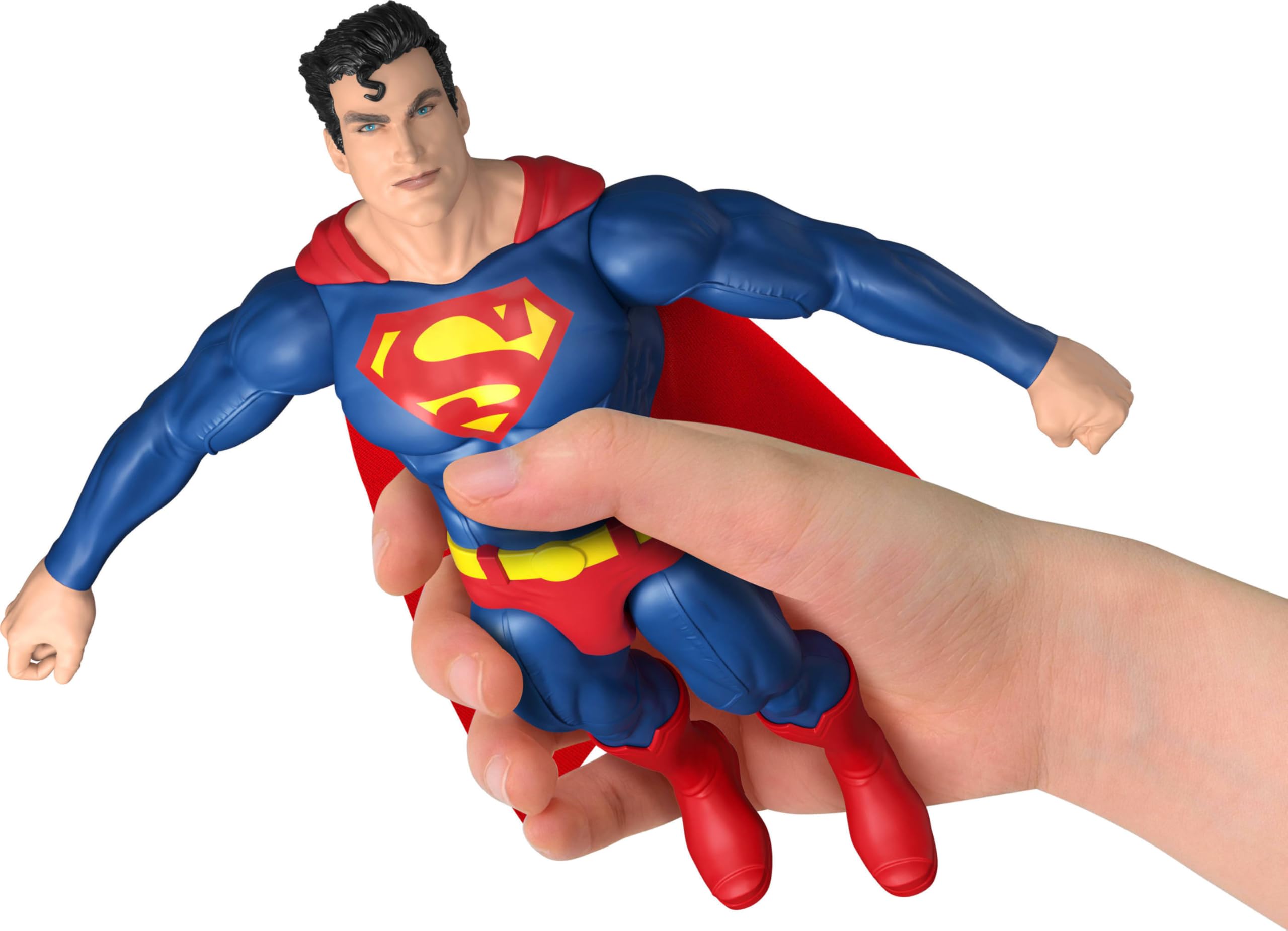 Mattel DC 12-Inch Superman Action Figure, Classic Red & Blue Super