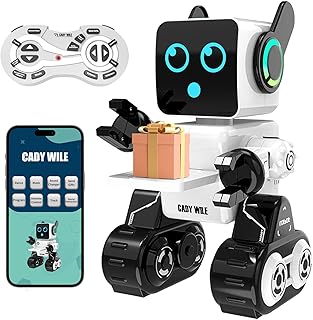 Anysun Robot Toy for Children, Intelligent RC Robot with Touch, App and Remote Control, Programmable Robot Toy, Running, Dancing, Singing, Talking, Gift for Boys and Girls