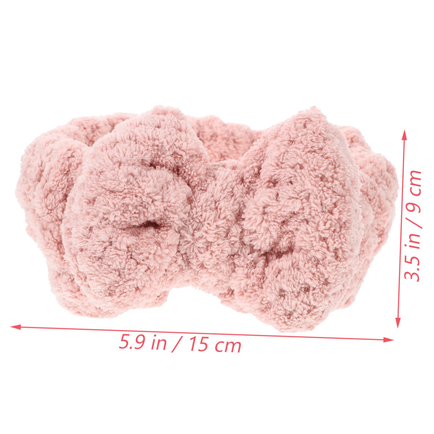 MAGICLULU 3 Set Di Fascia Per Con Fiocco Alla Moda Fascia Per Il Trucco Da Donna Fascia Morbida in Peluche Per Il Lavaggio Del Viso Fasce Per Da Ragazza 3 Pezzi*3