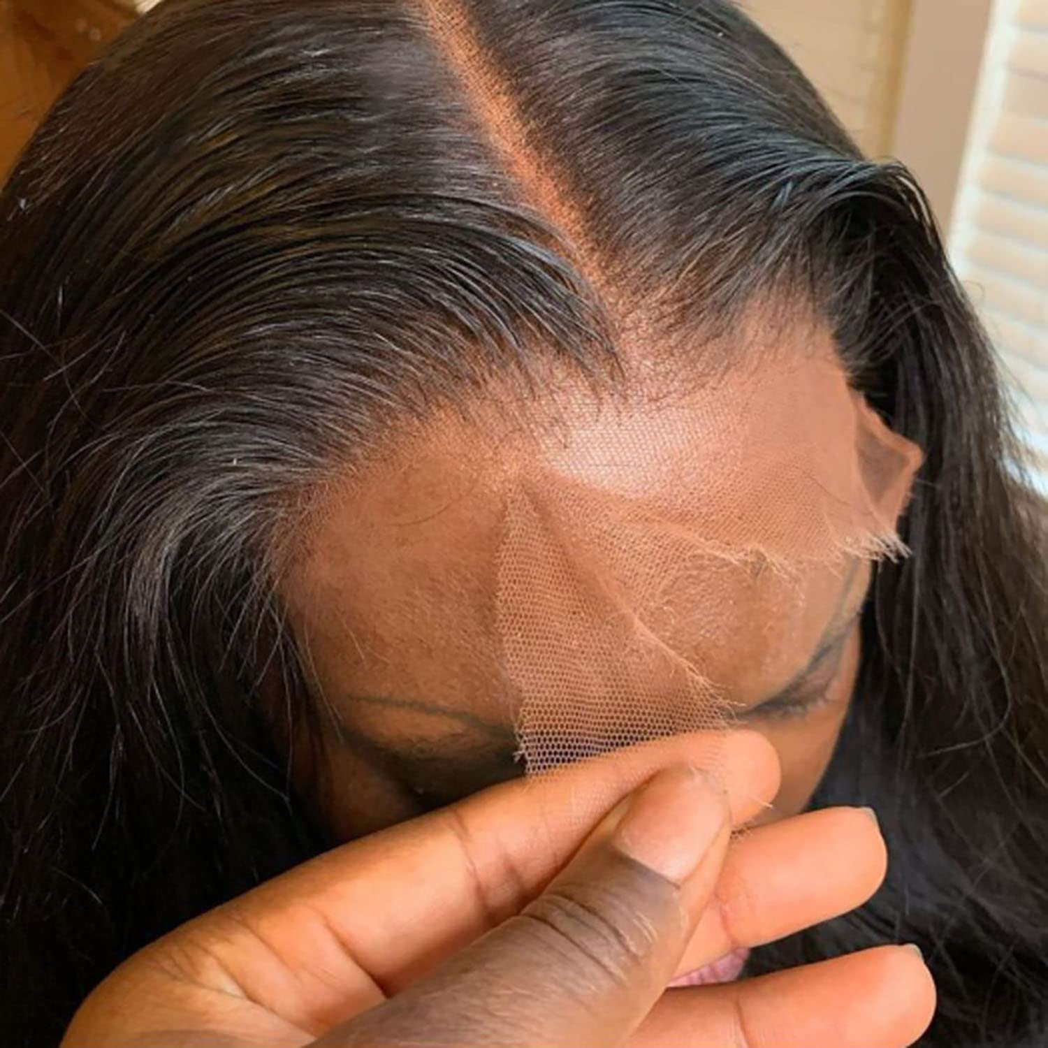 BEEOS 5x5 HD full frontal lace wig 16 inch, body wave