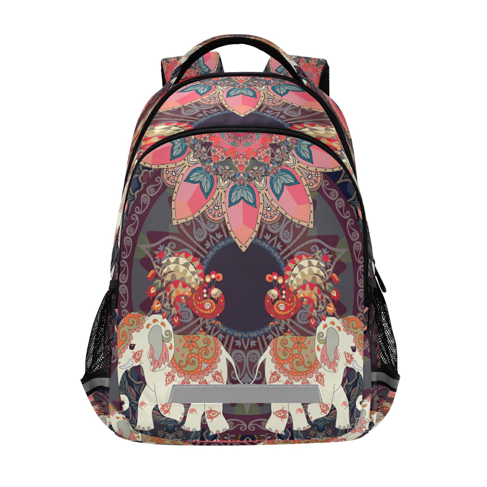 ALAZA Exotic Elephants Backpacks Travel Laptop Daypack School Book Bag for Men Women Teens Kids