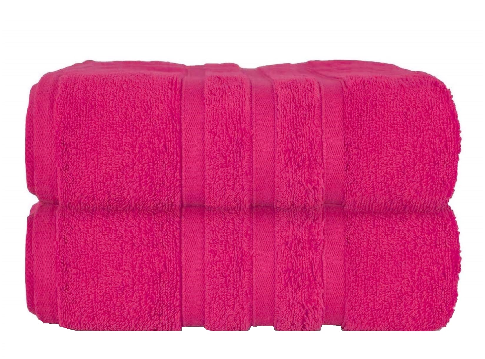 Toallas extra grandes para spa en casa: juego de 2 toallas súper jumbo rosas de algodón
