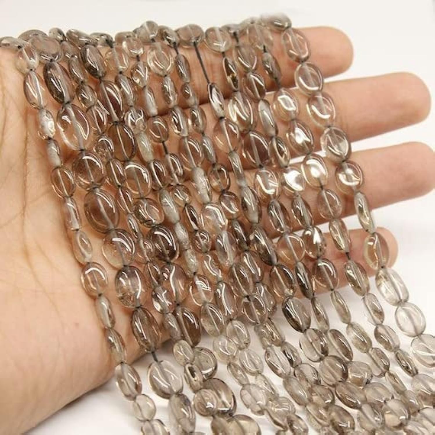 Quartz fumé de qualité supérieure perles LKBEADS pour bijoux de luxe