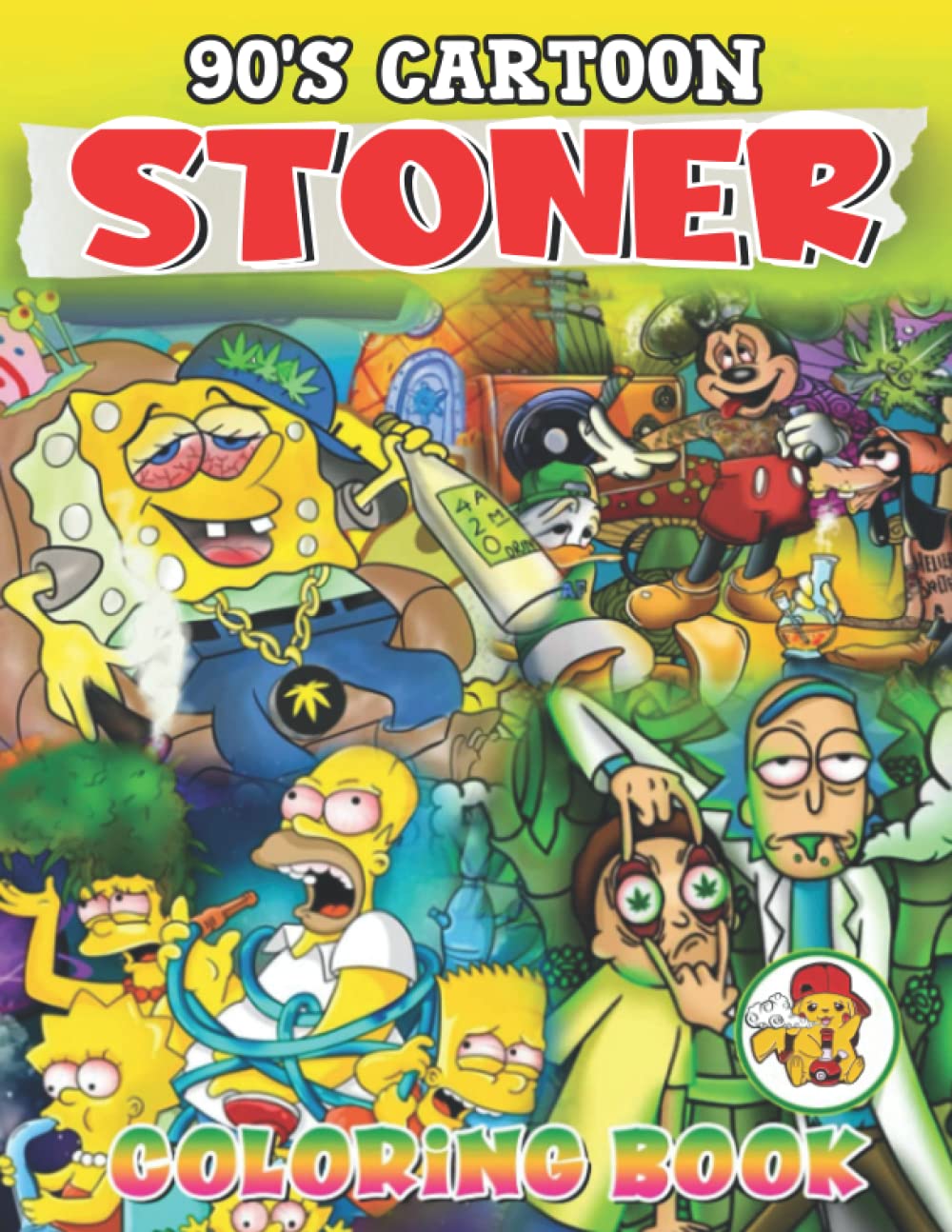 Buy 90 39 s Cartoon Stoner Coloring - 71izwjntGQL 
