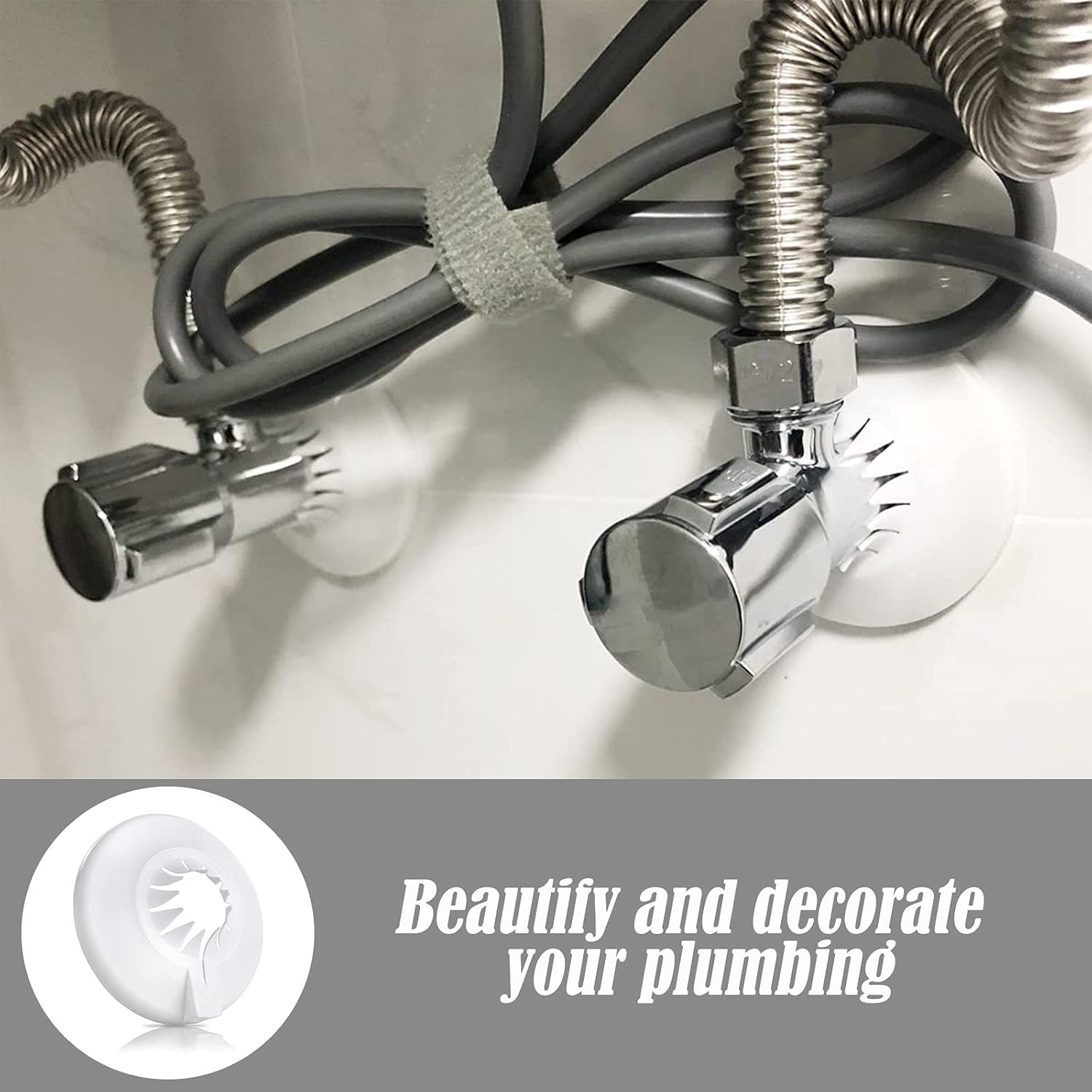 Heating Pipe Pipe Cover 20 Piece Cover for Radiator Pipes Heating