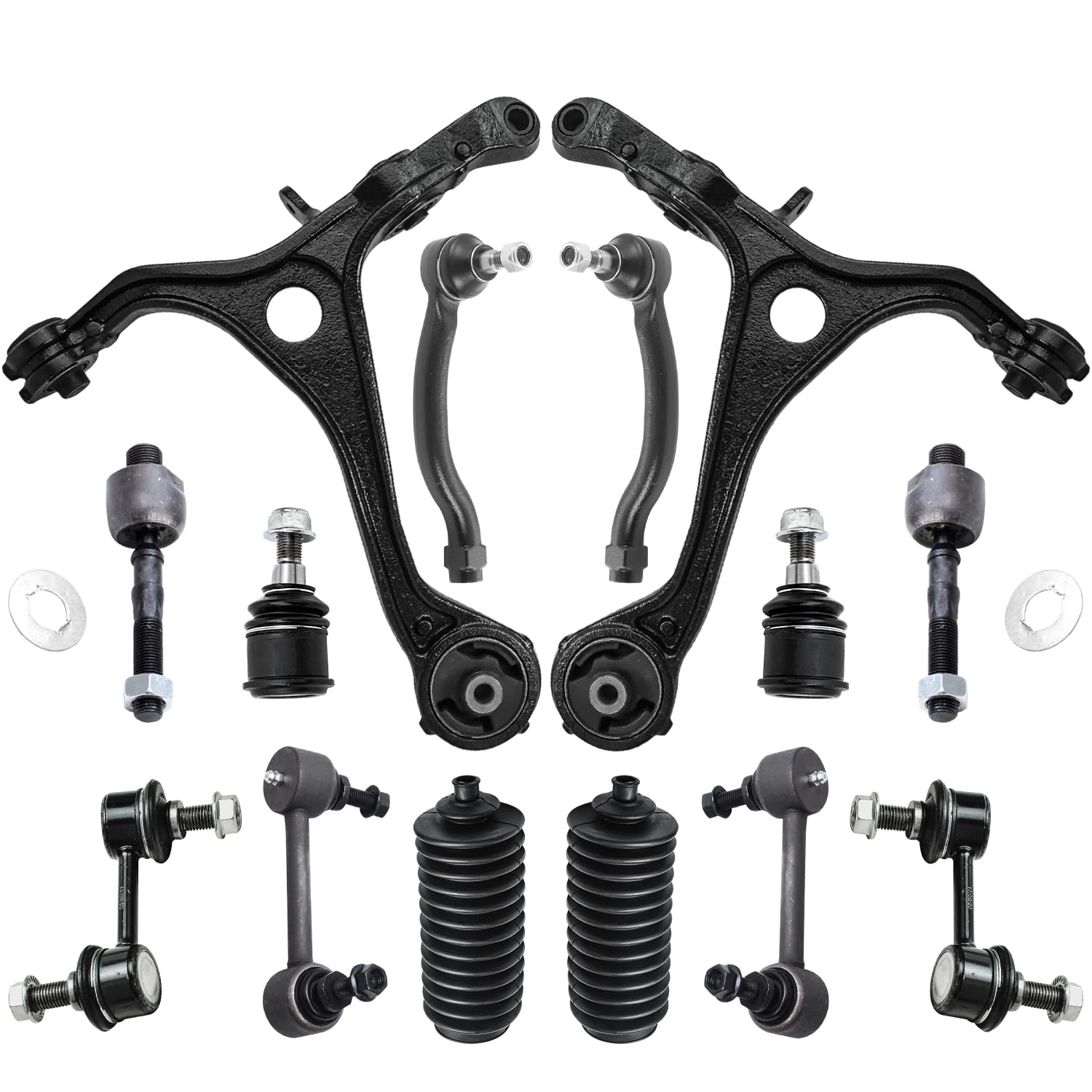 Detroit Axle - 14pc Suspension Kit for 2004 2005 2006 Acura TL, Front 2