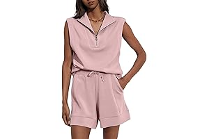 Glamaker Women's Pink Short Lounge Set