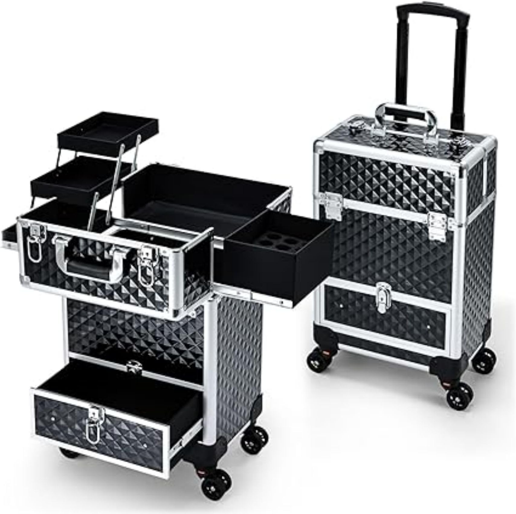 Kusport Women's Central Hardside Expandable Luggage with Spinner Wheels