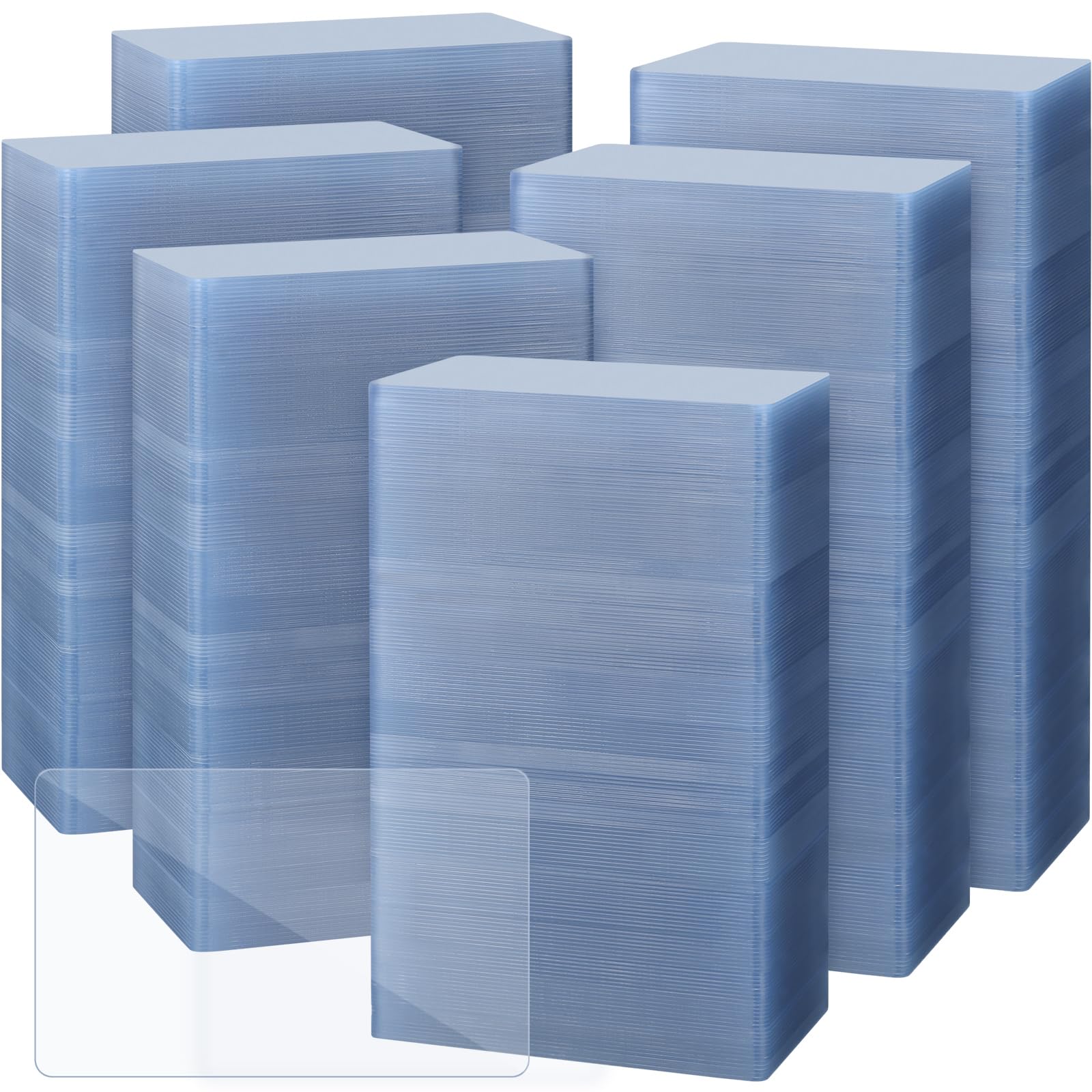 Yexiya Transparente Kunststoff-PVC-Karten für Ausweis-Drucker, Grafikqualität, CR80, 30 mm, blanko, Visitenkarten, für Kreditkarten, passend für die meisten Foto-Ausweis-Drucker, 500 Stück