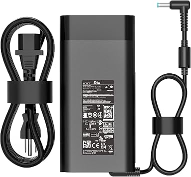 200W Laptop Charger Compatible with HP Omen Gaming 15 17 Victus Gaming 15 16 Zbook 15 17 Power 16 G11 Fury 15 G7 G8 Fury 16 G1i G11 TPN-DA10 L00818-850