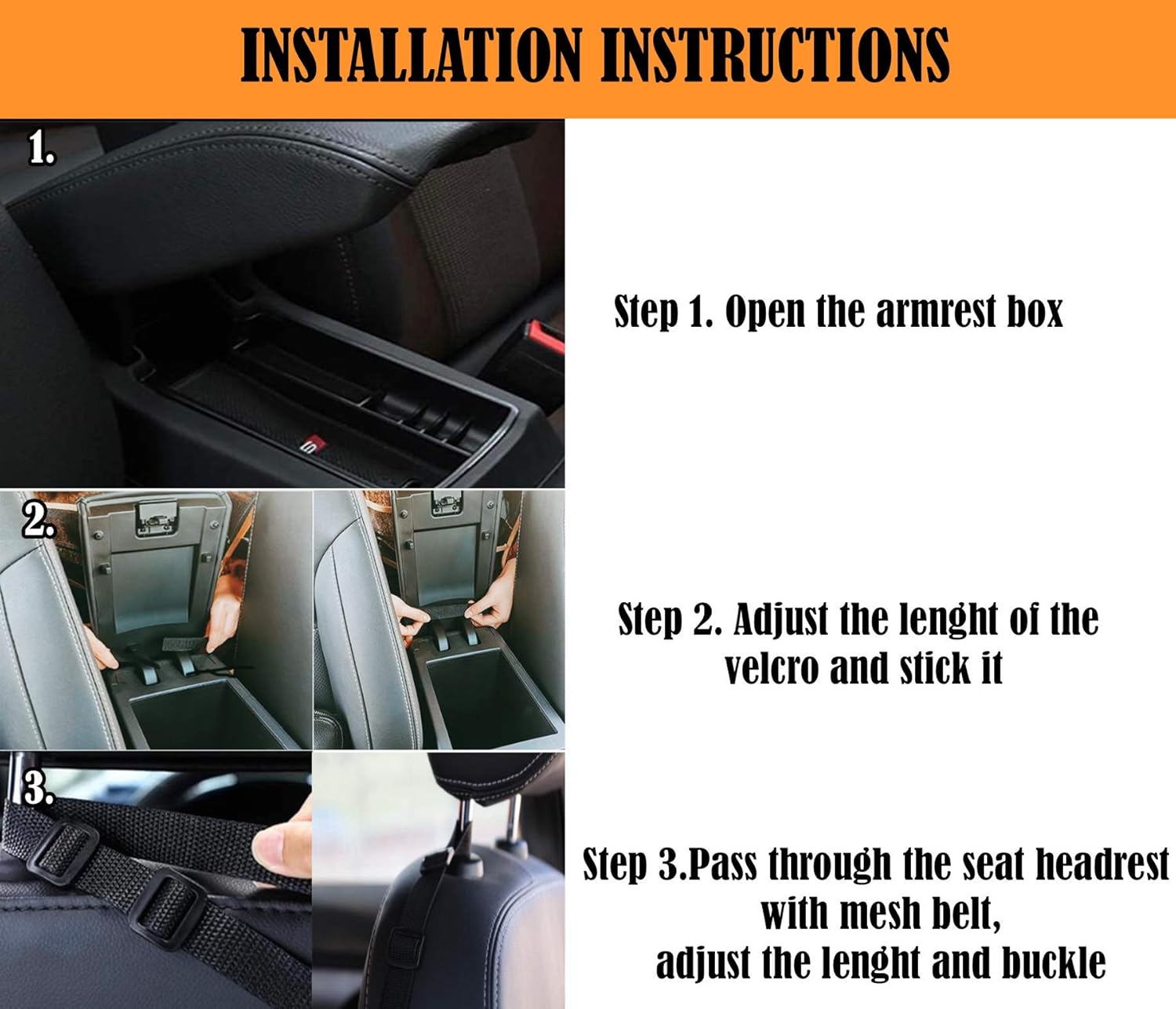 Handbag Between Organizer Suitable Vehicles Image