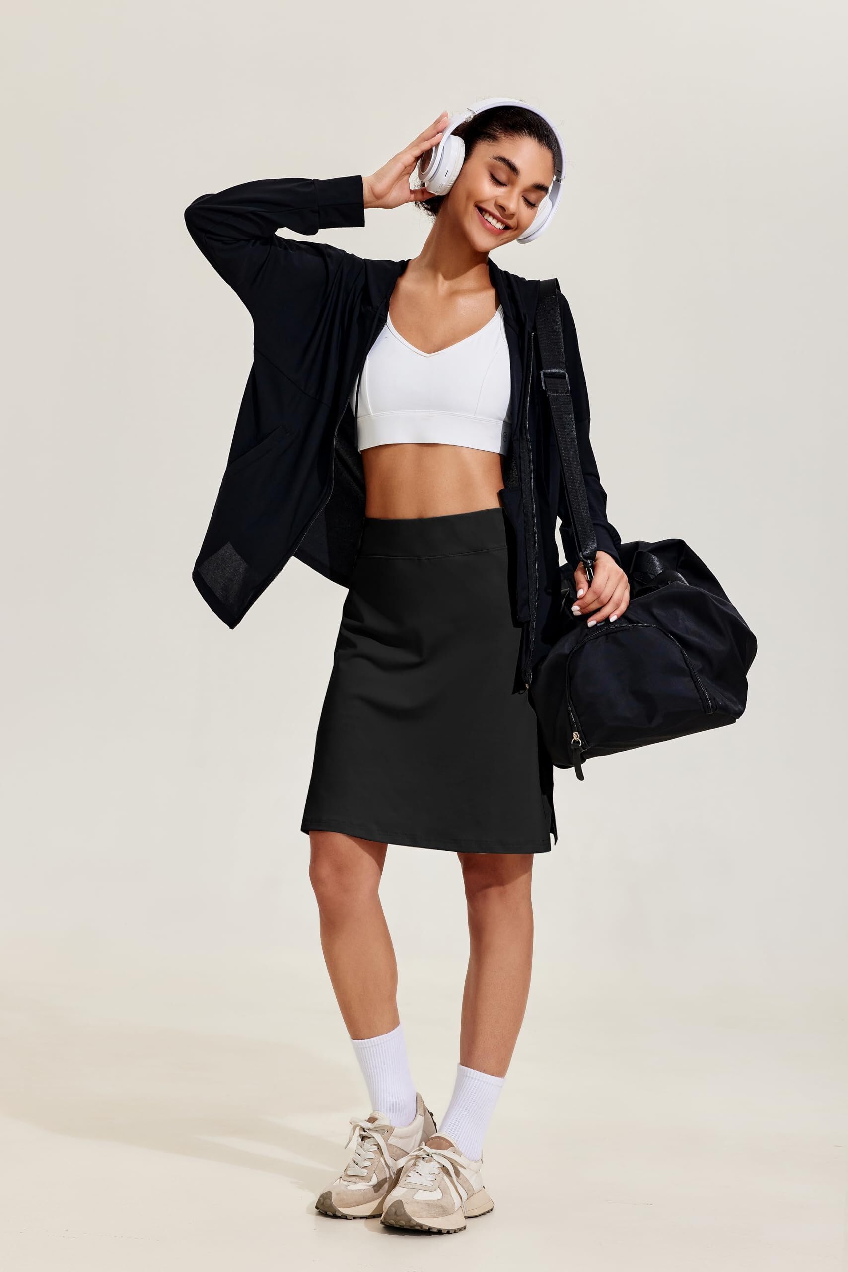 PINSPARK Falda de tenis para mujer, cintura alta, falda deportiva, falda plisada, minifalda de golf, verde grisáceo