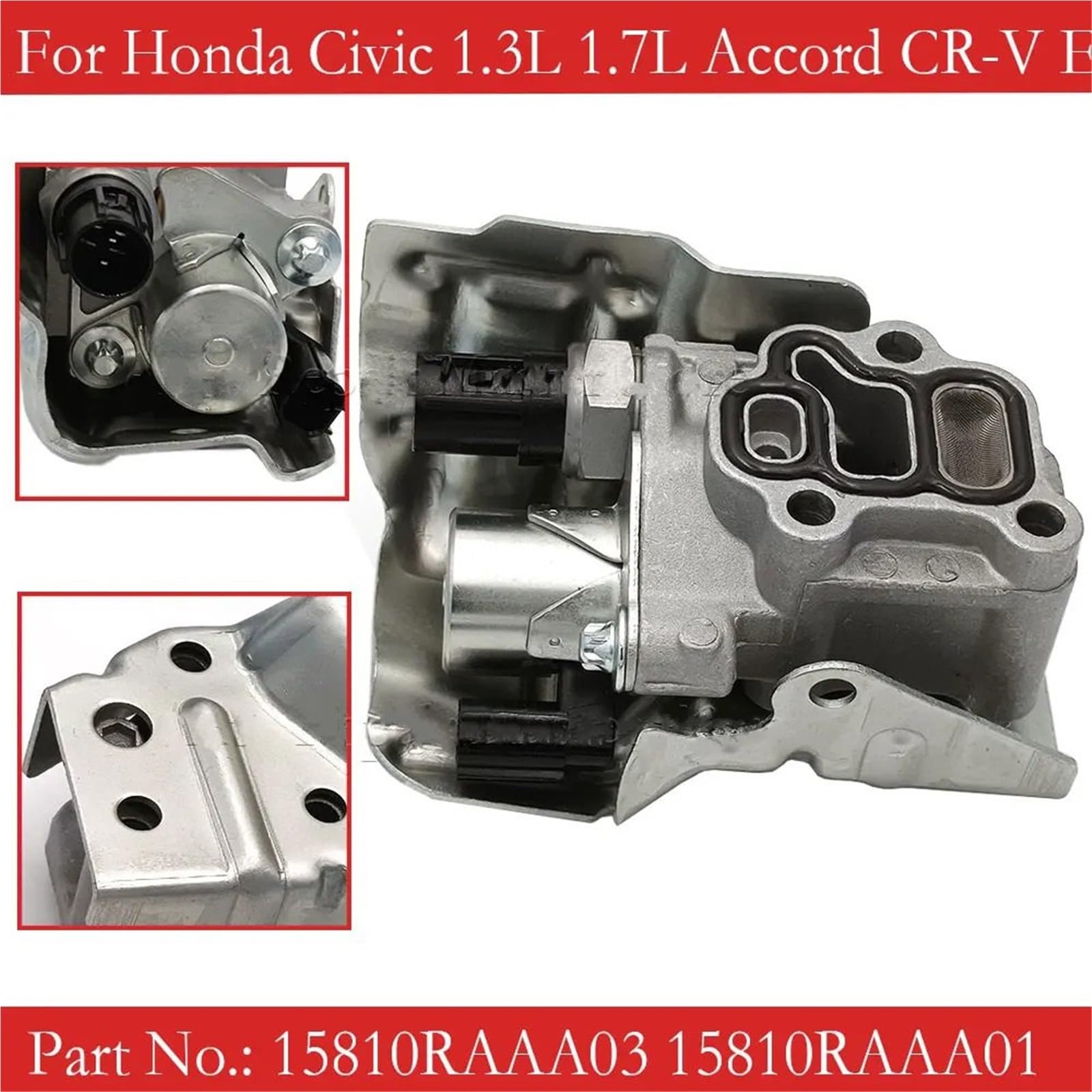 Do Acura RSX RDX RSX Do Accord Do elementu Civic VVT Zawór kontroli oleju VTEC Szpula elektromagnetyczna Zawór EGR samochodu‌ Uniwersalny zawór EGR‌