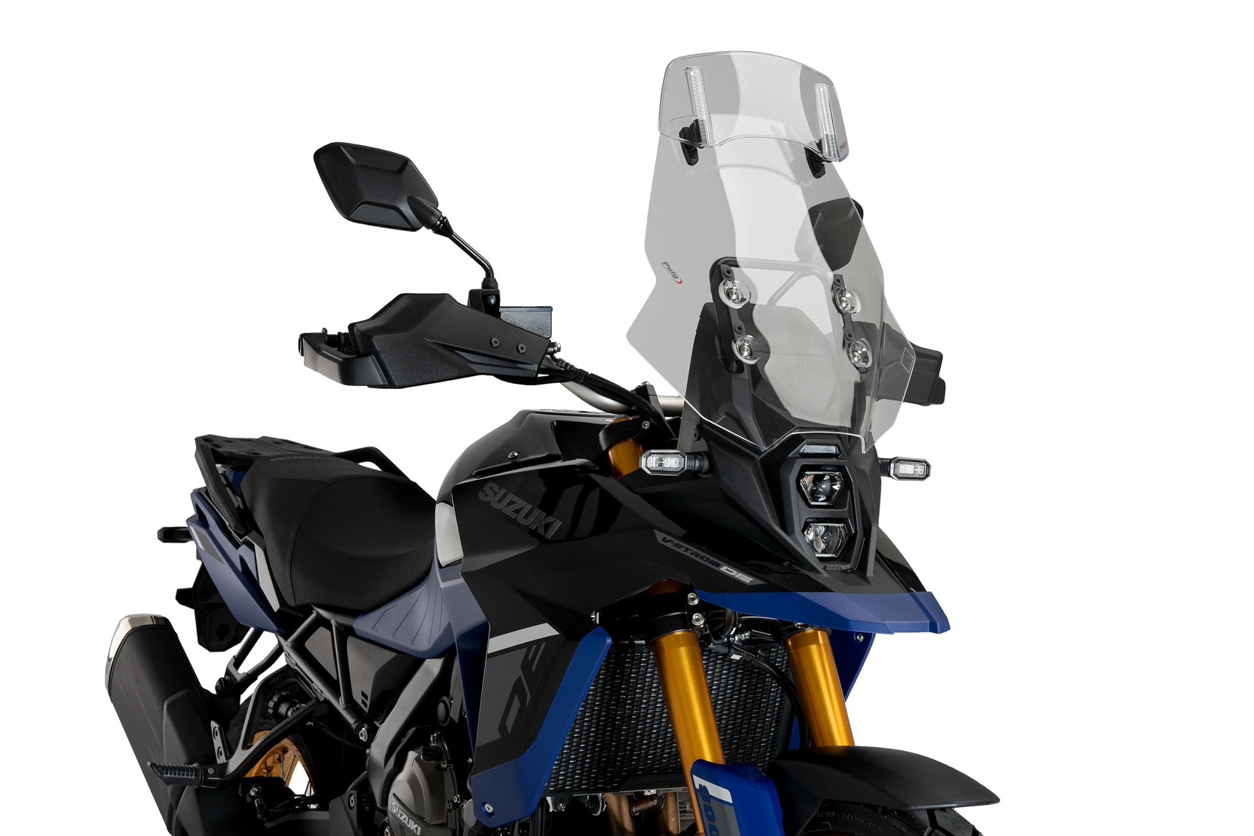 Puig Light Smoke Touring Screen With Extender Suzuki V-Strom 800 Tech 2023-2024