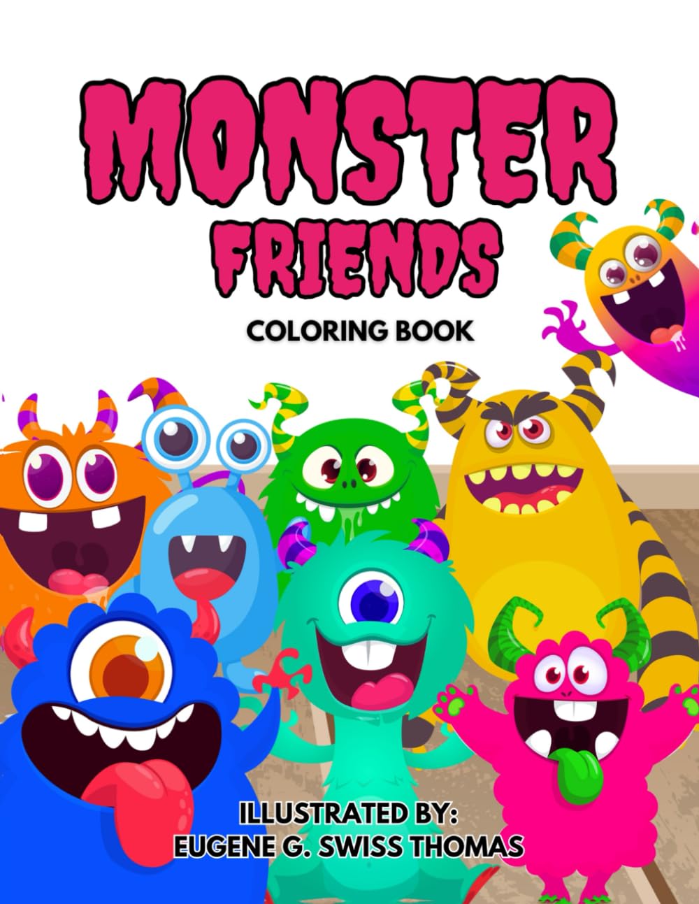 Monster Friends Coloring Book