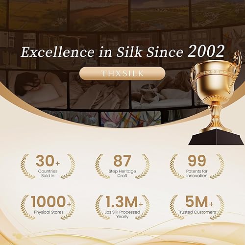 Miniatura 6 de THXSILK Juego de sábanas bajeras de 100% seda de morera, 3 piezas de seda 7A+, transpirable, suave, sábana bajera de 16 pulgadas de profundidad, 2